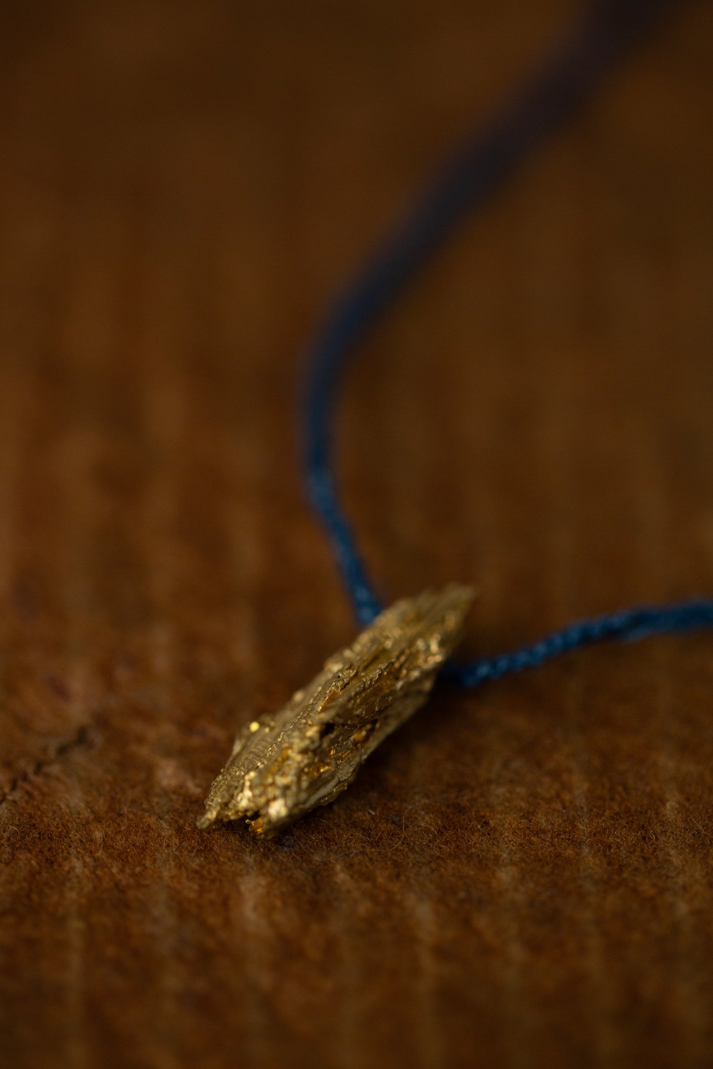 Hand Made Brass fragment necklace