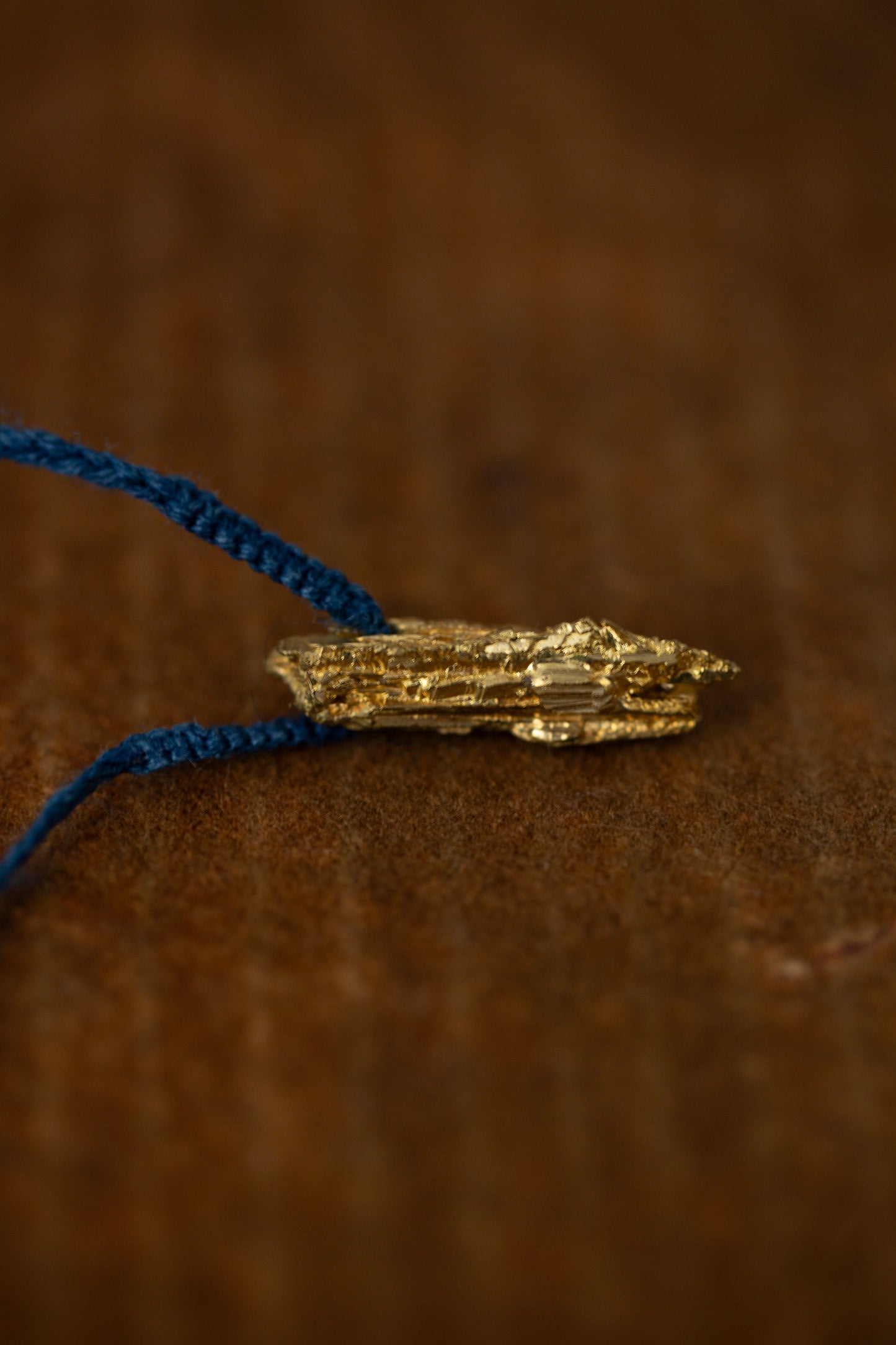 Hand Made Brass fragment necklace
