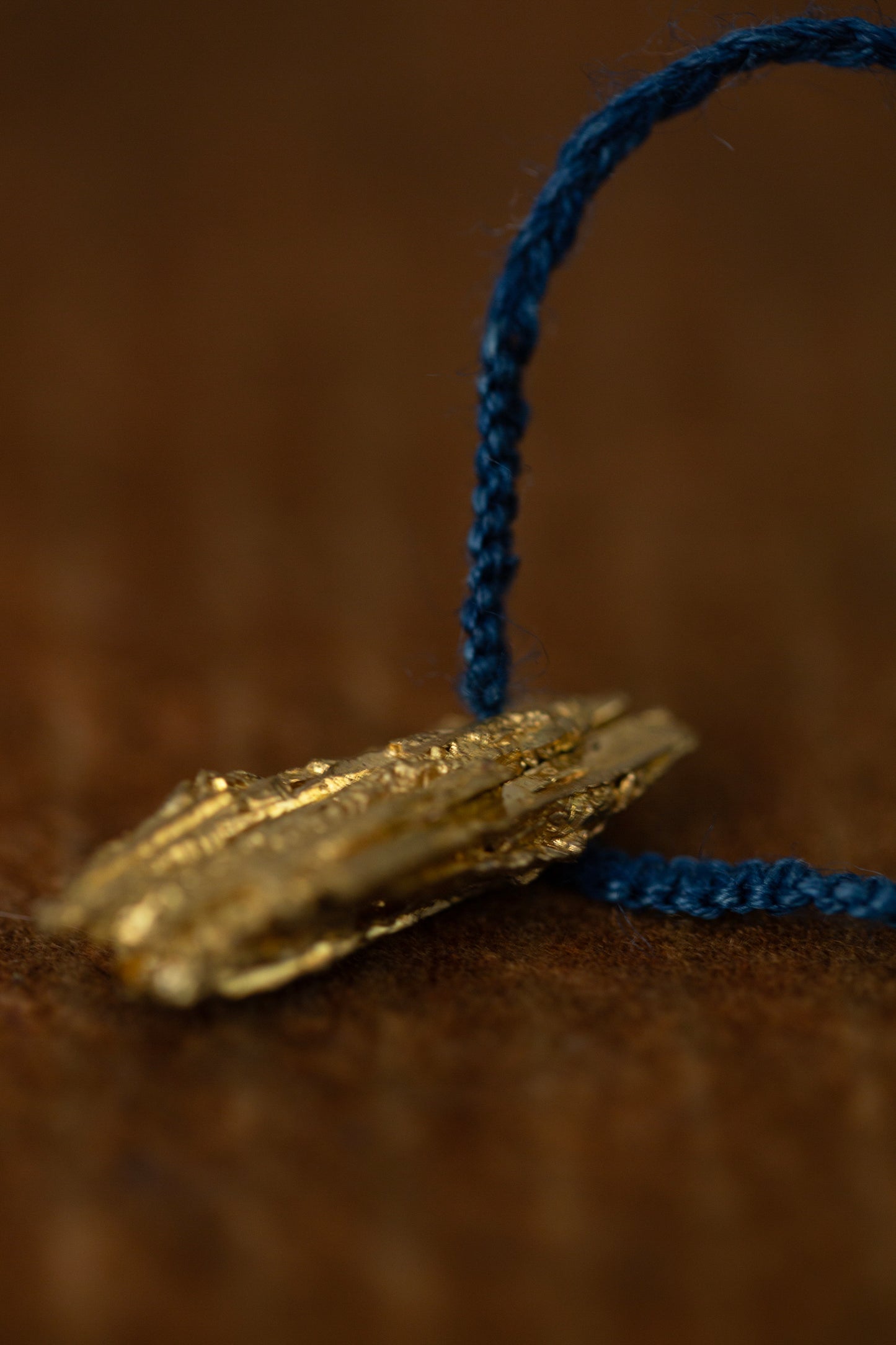 Hand Made Brass fragment necklace