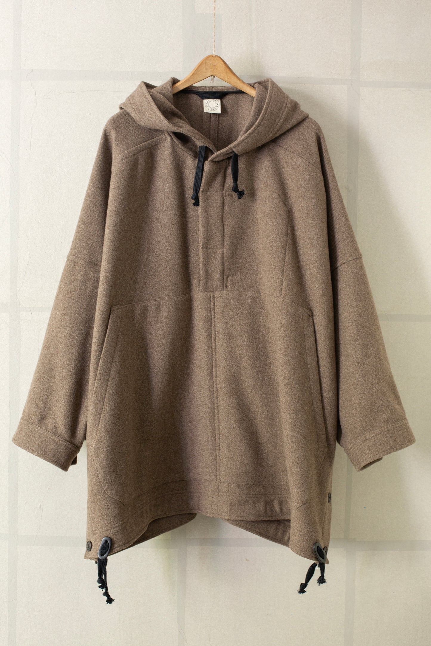 JACKET#54 - NATURAL BROWN YAK WOOL
