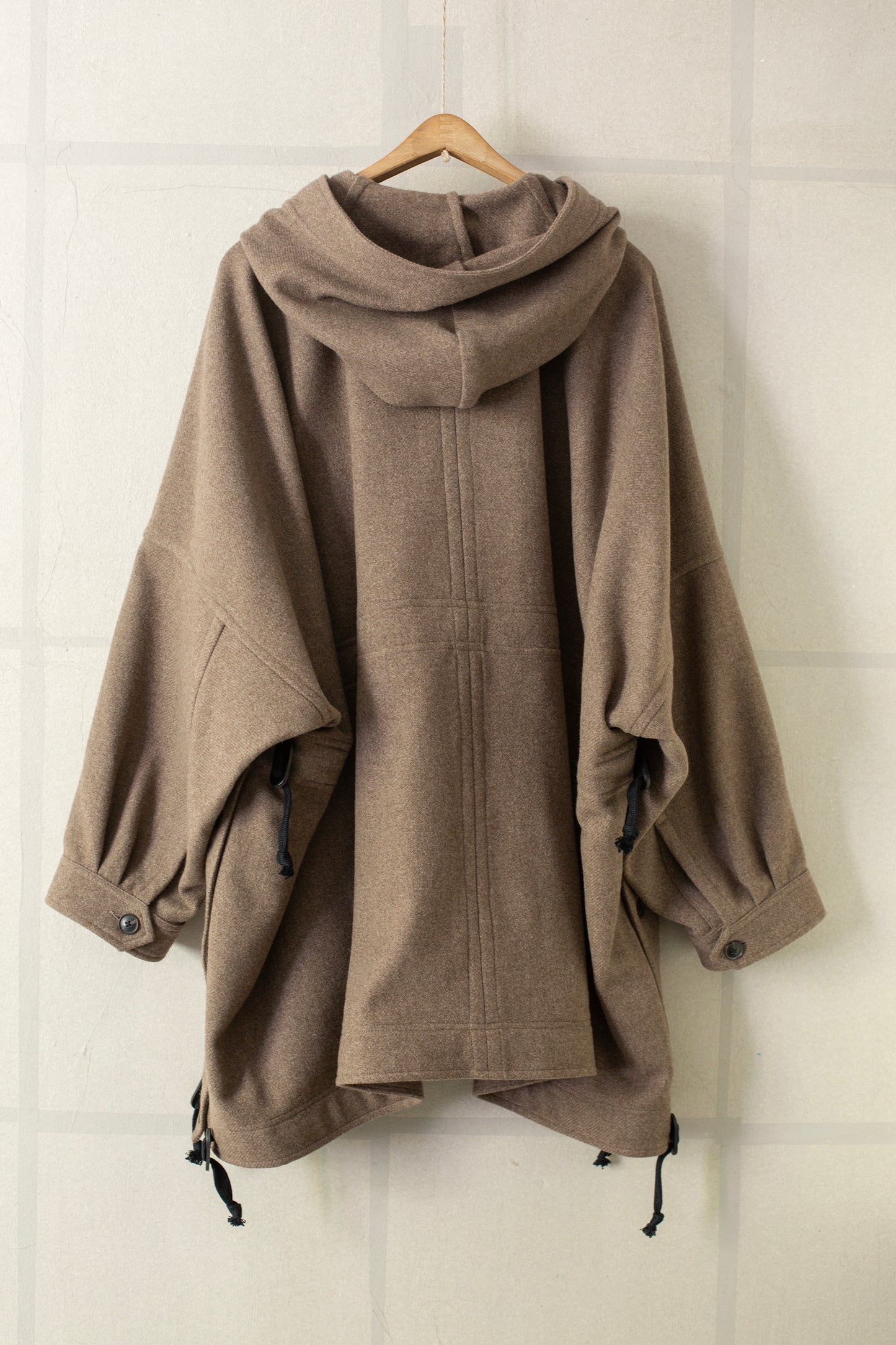 JACKET#54 - NATURAL BROWN YAK WOOL
