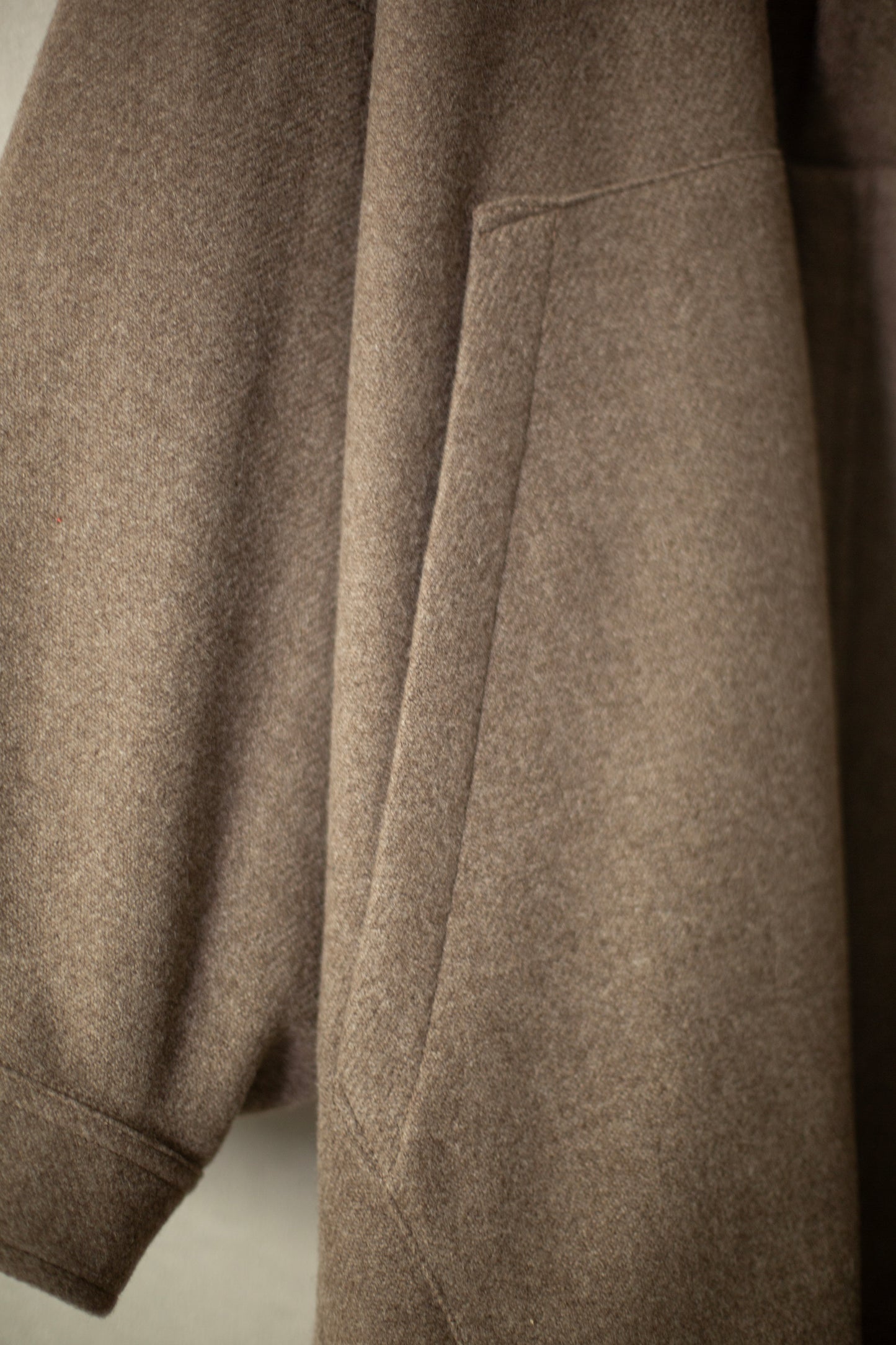 JACKET#54 - NATURAL BROWN YAK WOOL