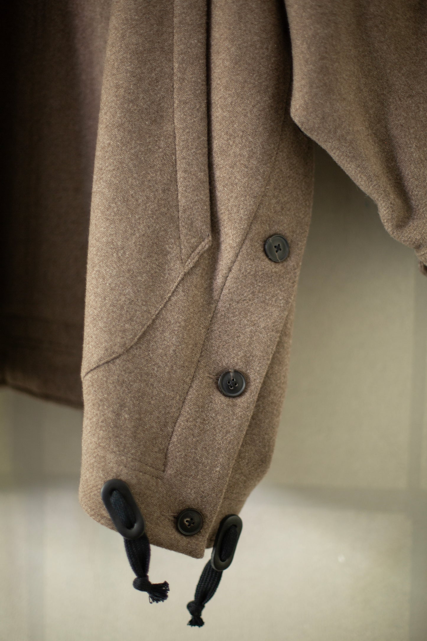 JACKET#54 - NATURAL BROWN YAK WOOL