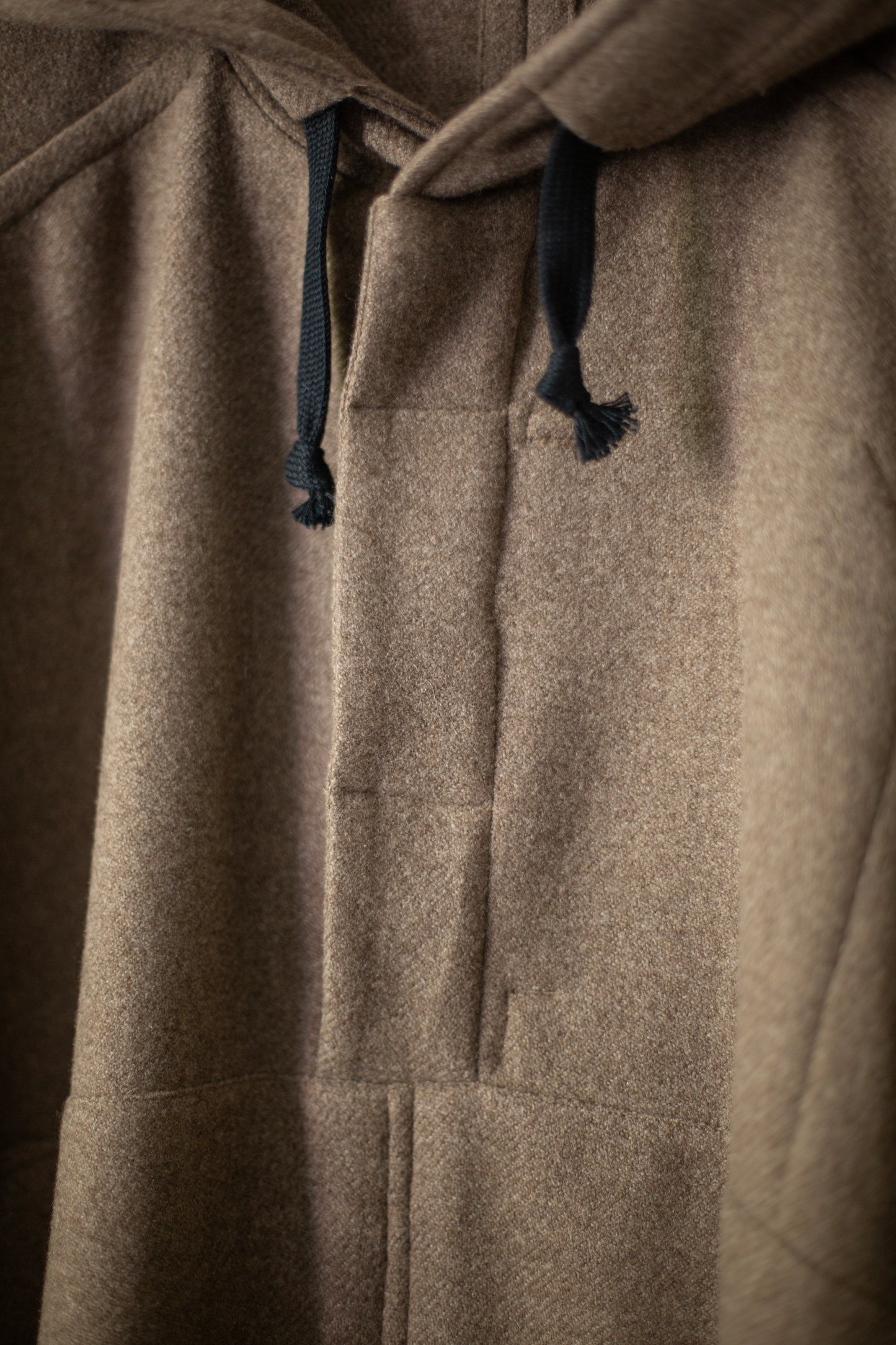 JACKET#54 - NATURAL BROWN YAK WOOL