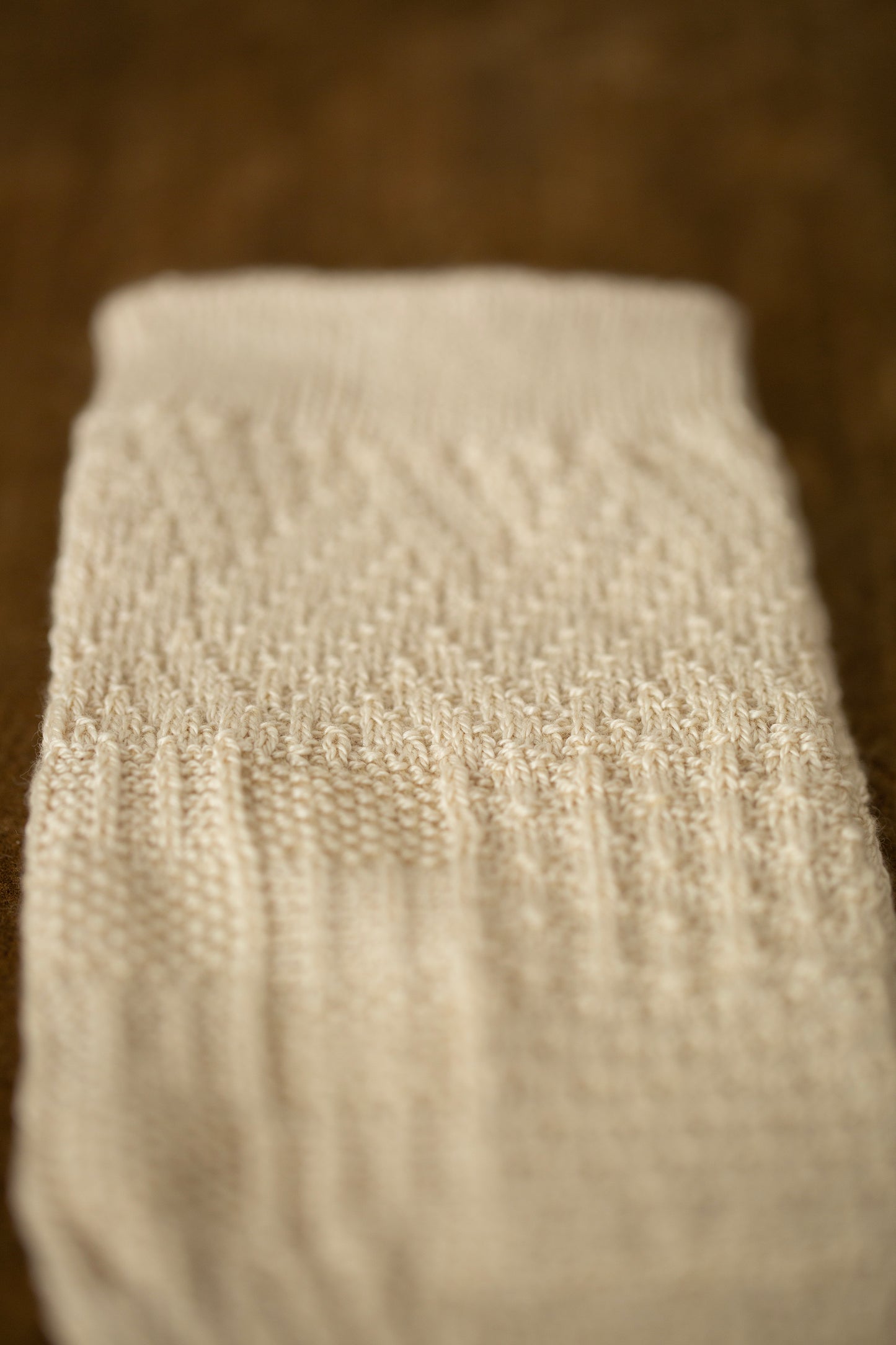 Knitting Patterns Socks in White Organic Cotton Yak