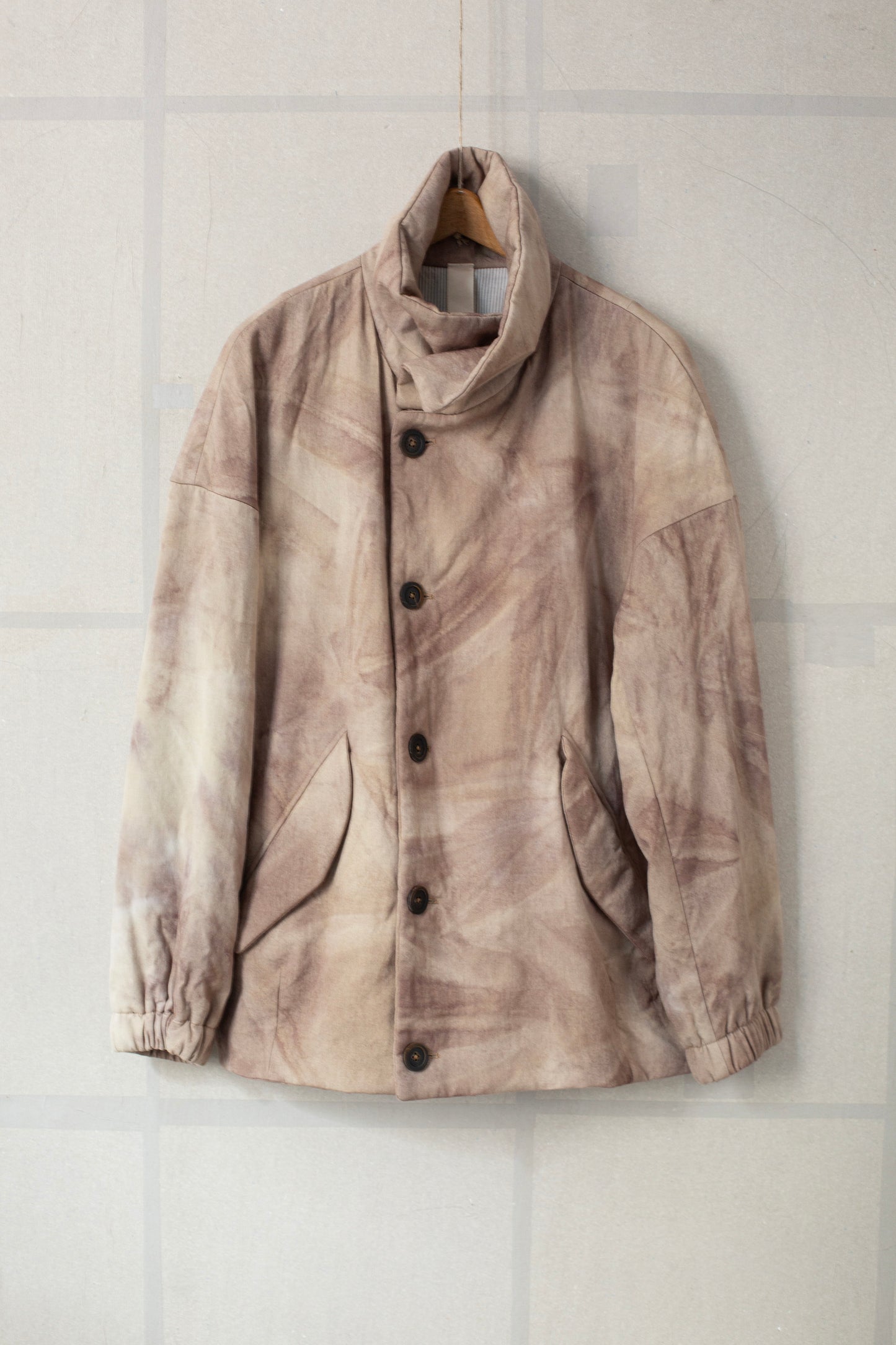 Honey padded bomber coat