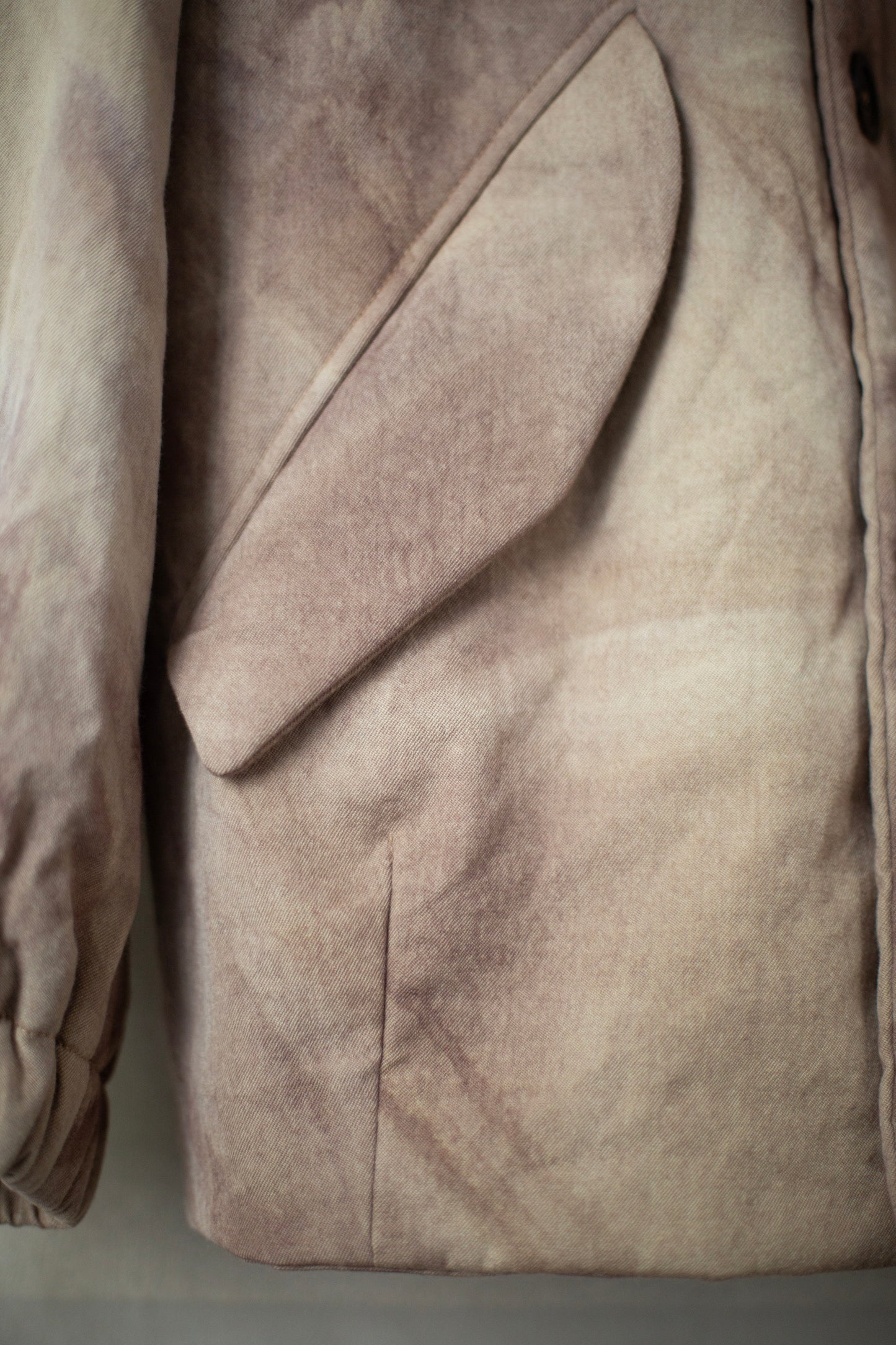 Honey padded bomber coat