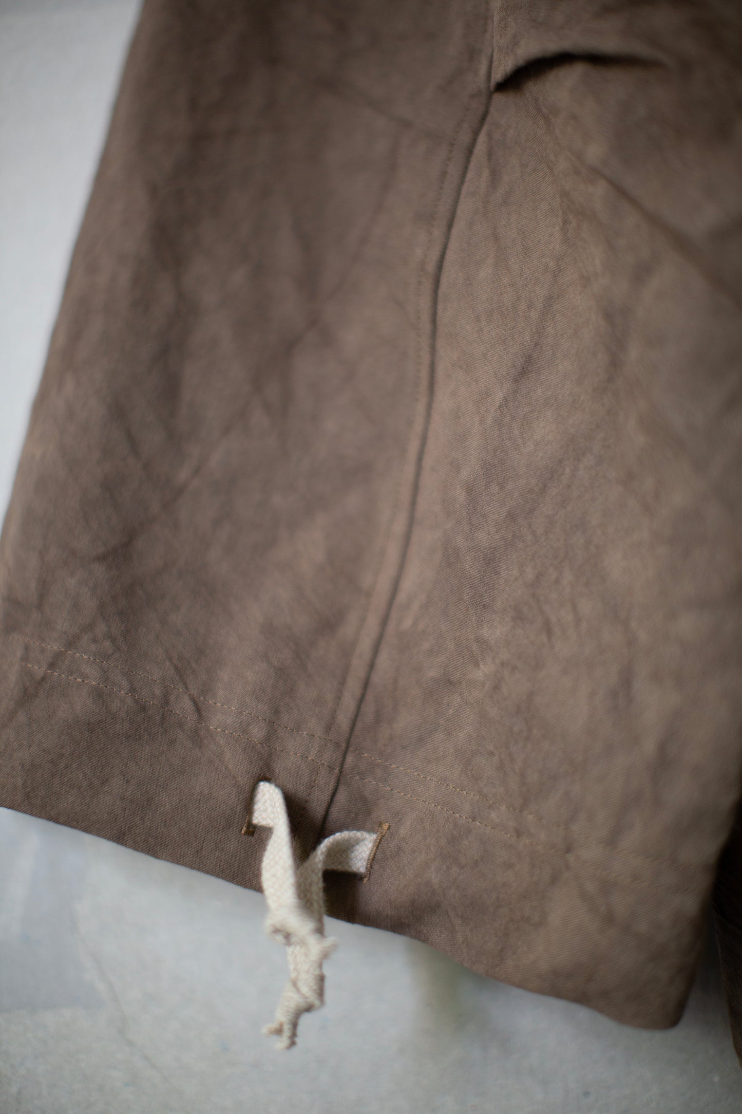 mud cotton paper twill hooded shirt jacket