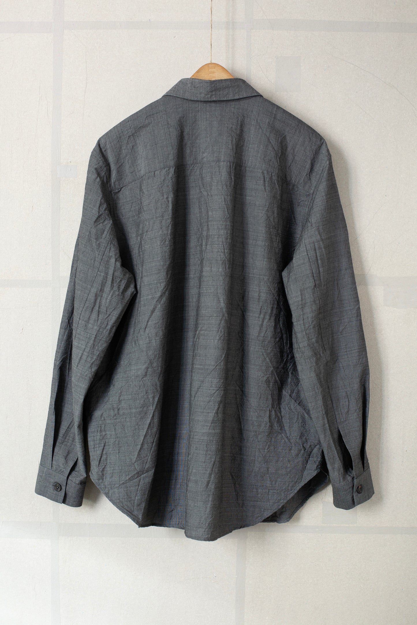 Grey utility relaxed shirt