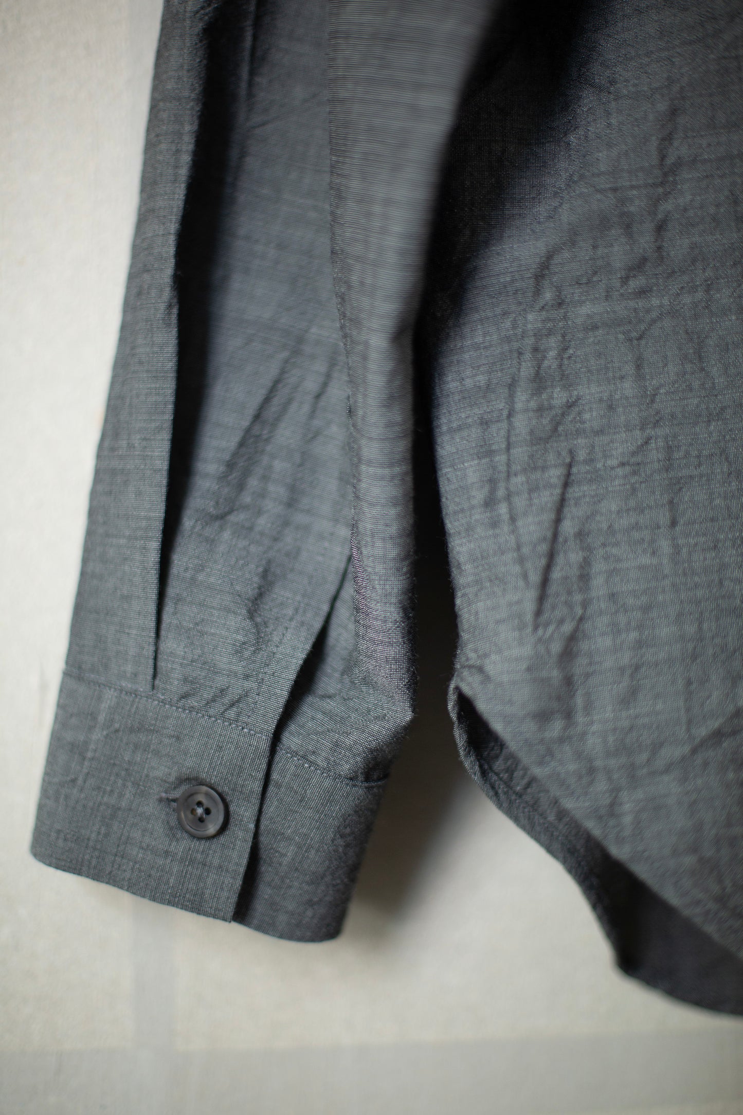 Grey utility relaxed shirt