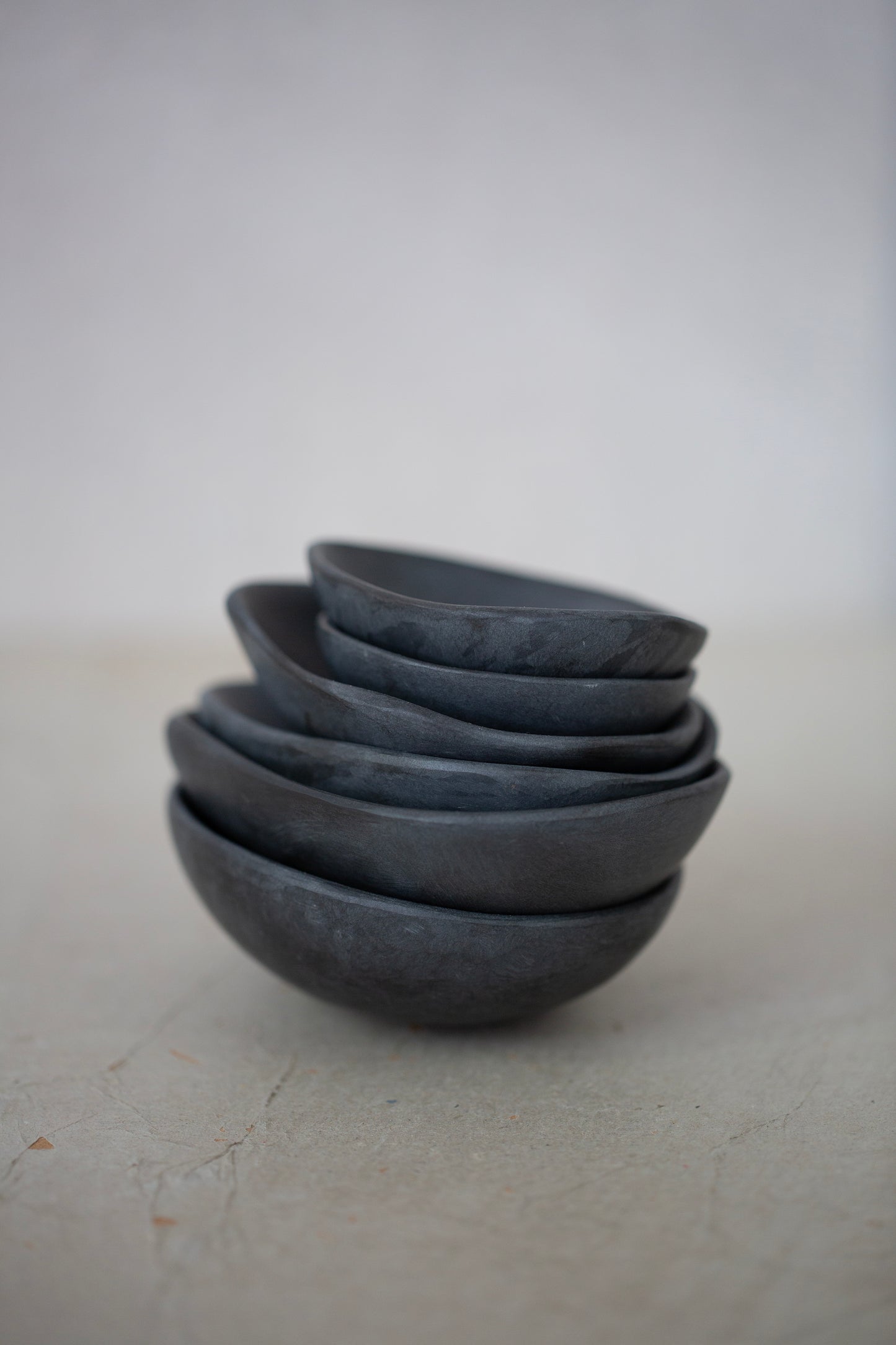 small black marble tray