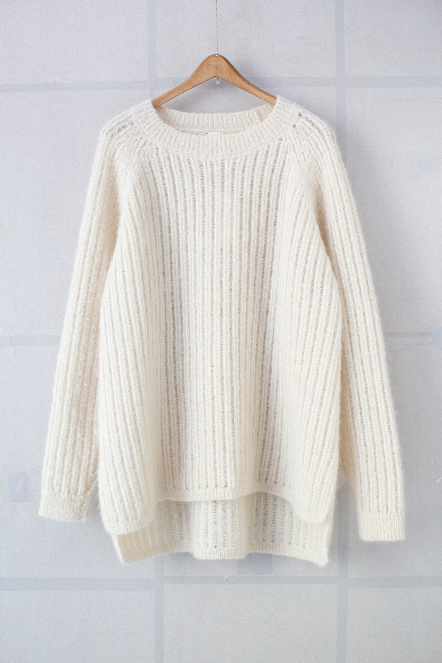 KNIT#71 - GOAT MOHAIR NATURAL