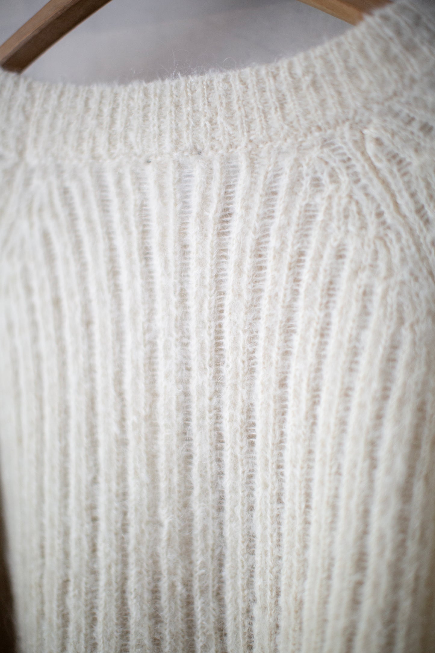 KNIT#71 - GOAT MOHAIR NATURAL