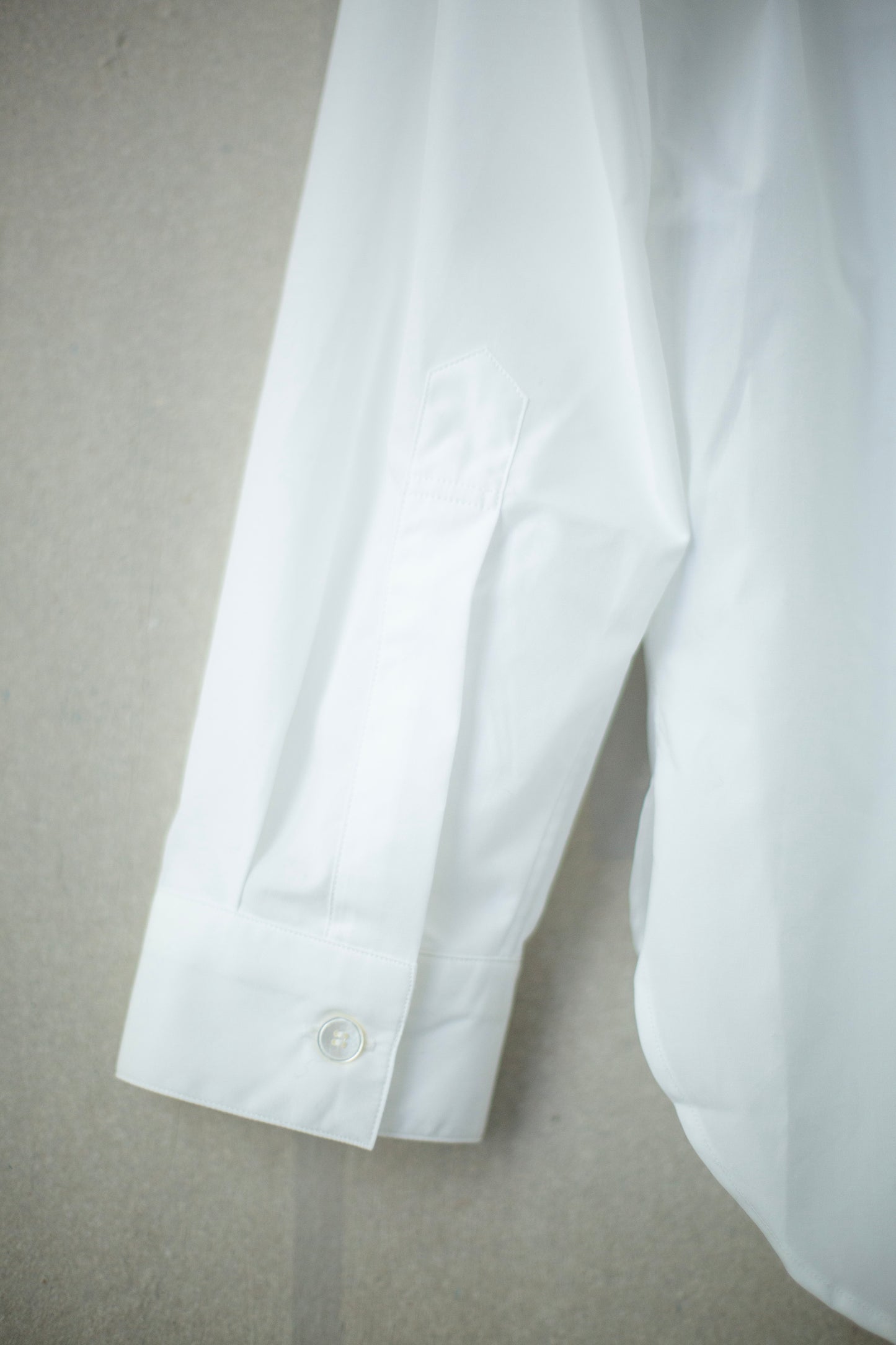 WHITE HAND STITCH KURTA SHIRT