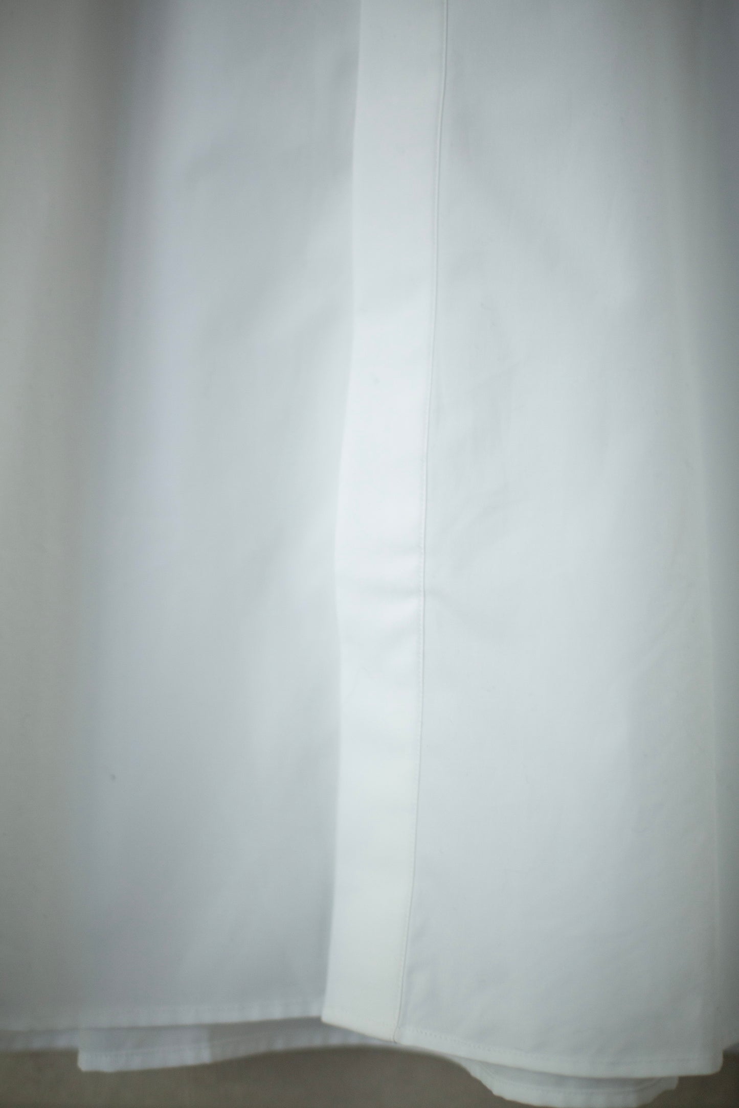 WHITE HAND STITCH KURTA SHIRT