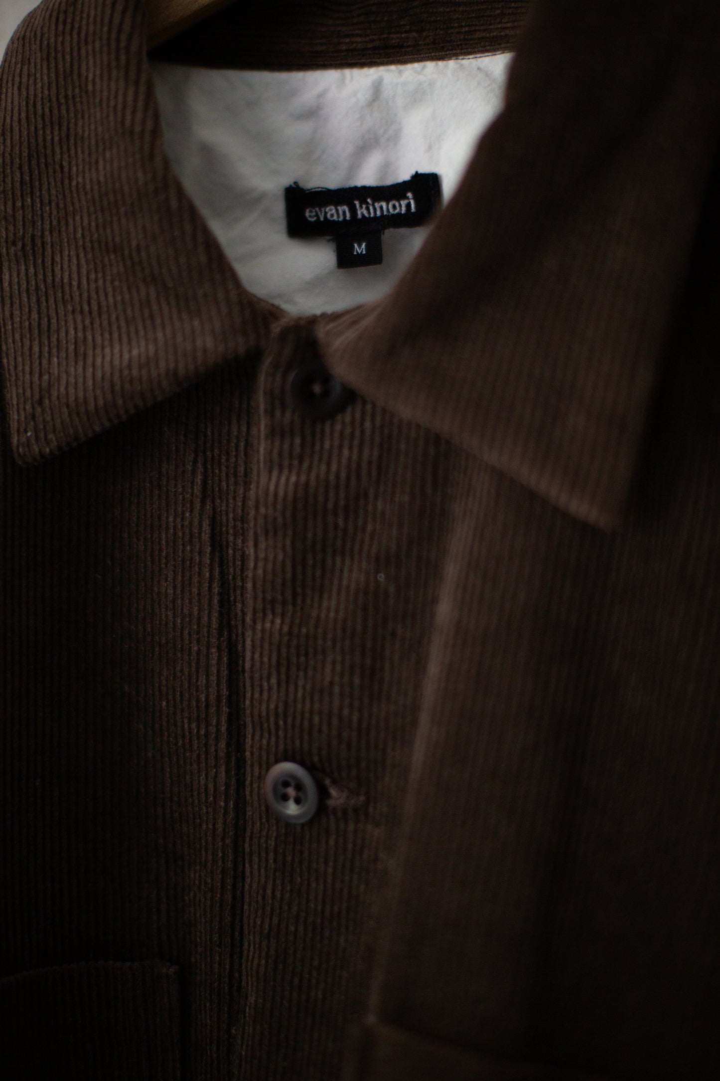 Field Shirt Two in Brown Sumi Ink Corduroy