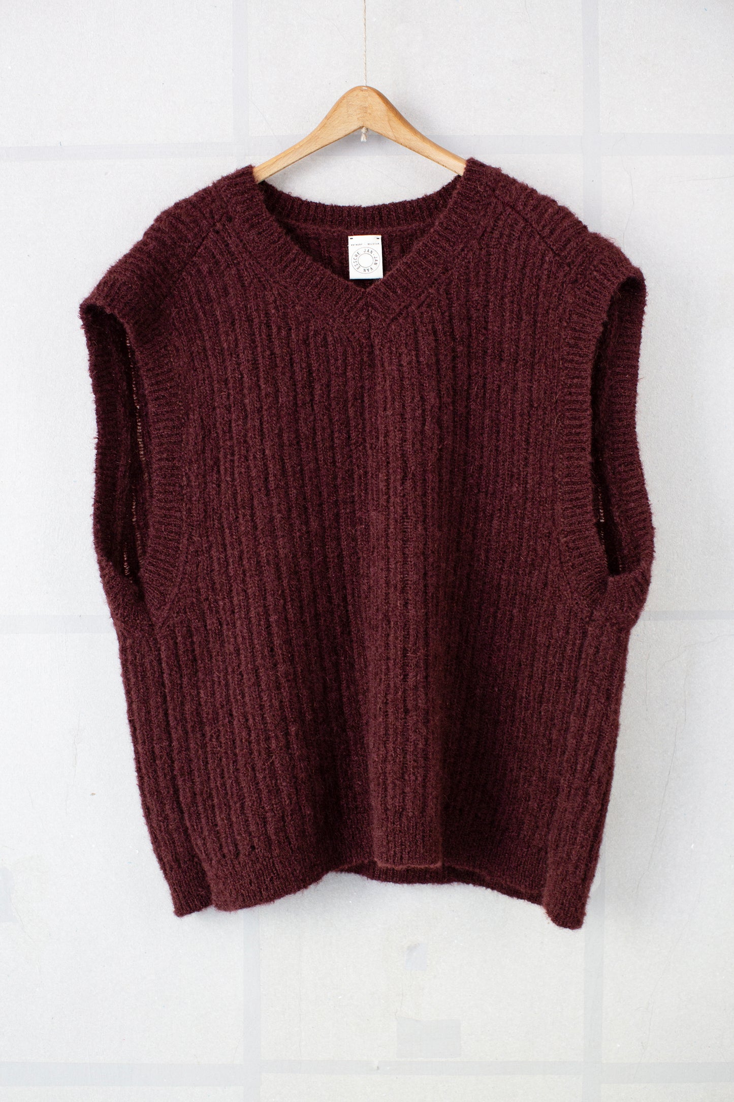 KNIT#72 - GOAT MOHAIR OXBLOOD
