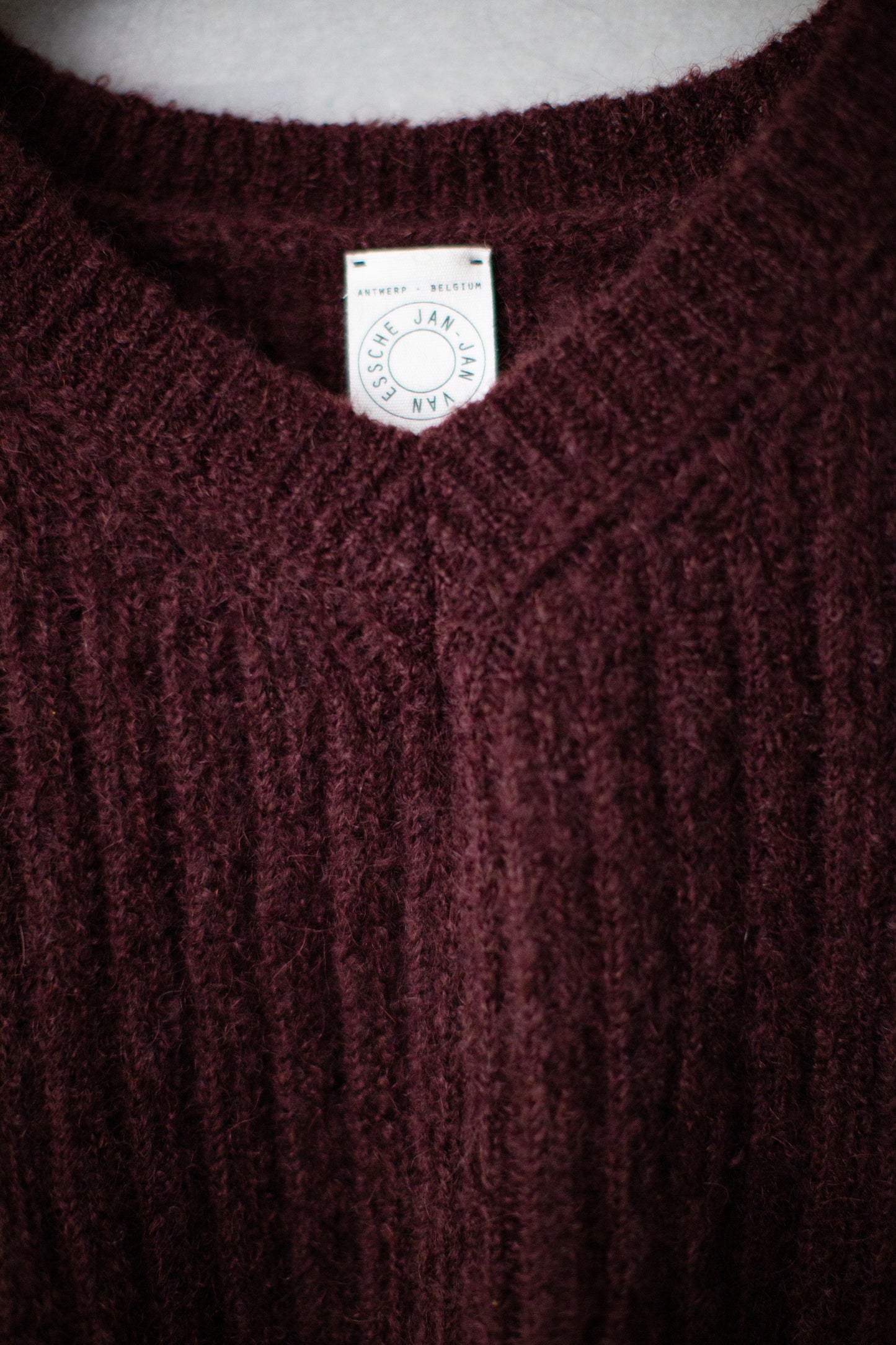 KNIT#72 - GOAT MOHAIR OXBLOOD