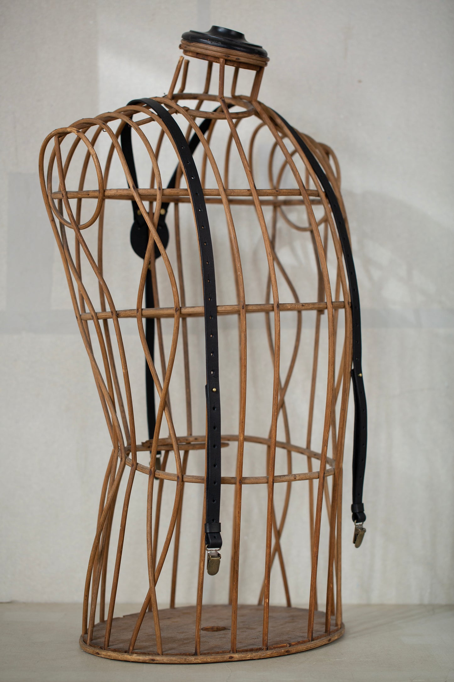 Black Leather suspender