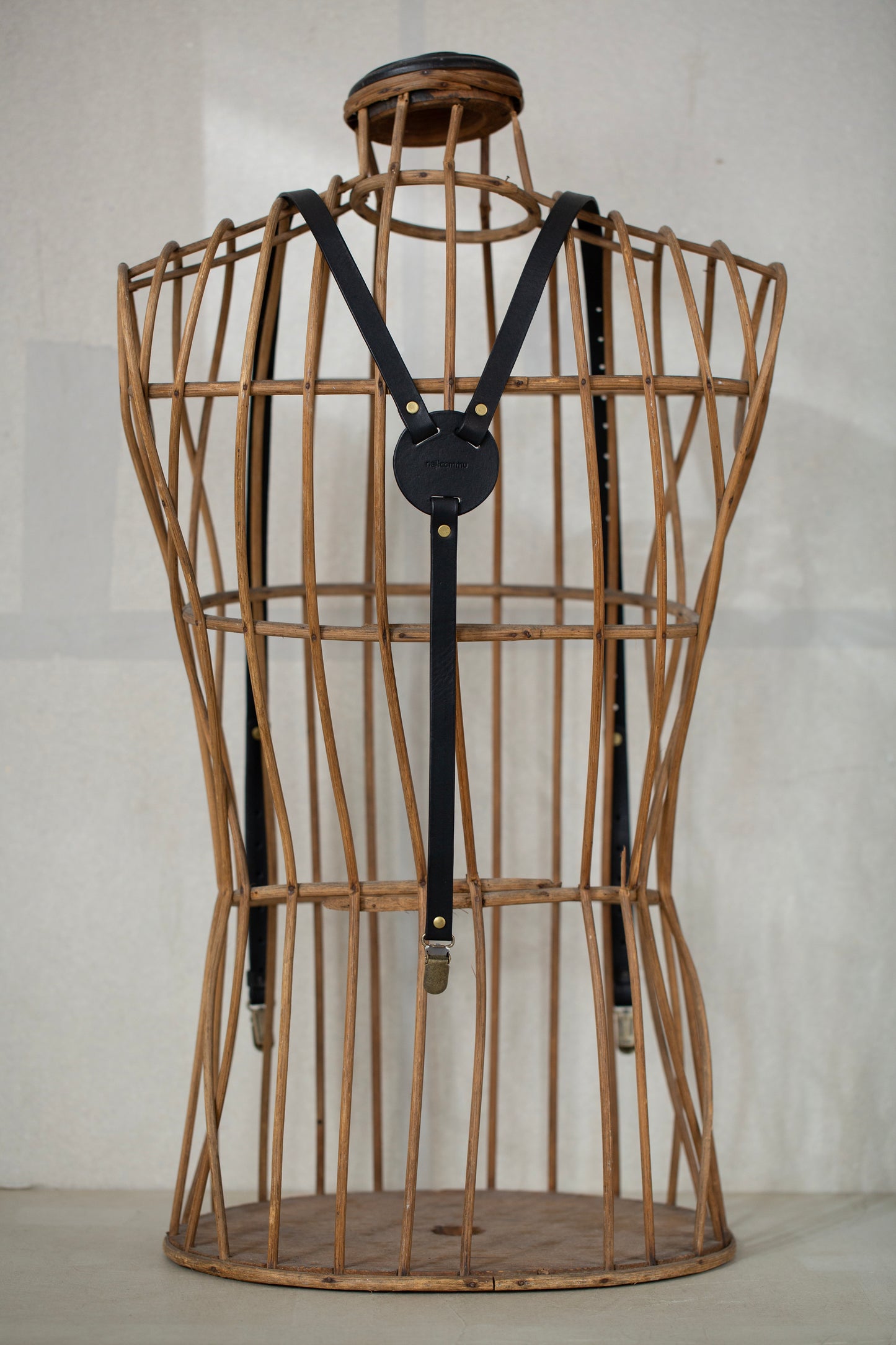 Black Leather suspender
