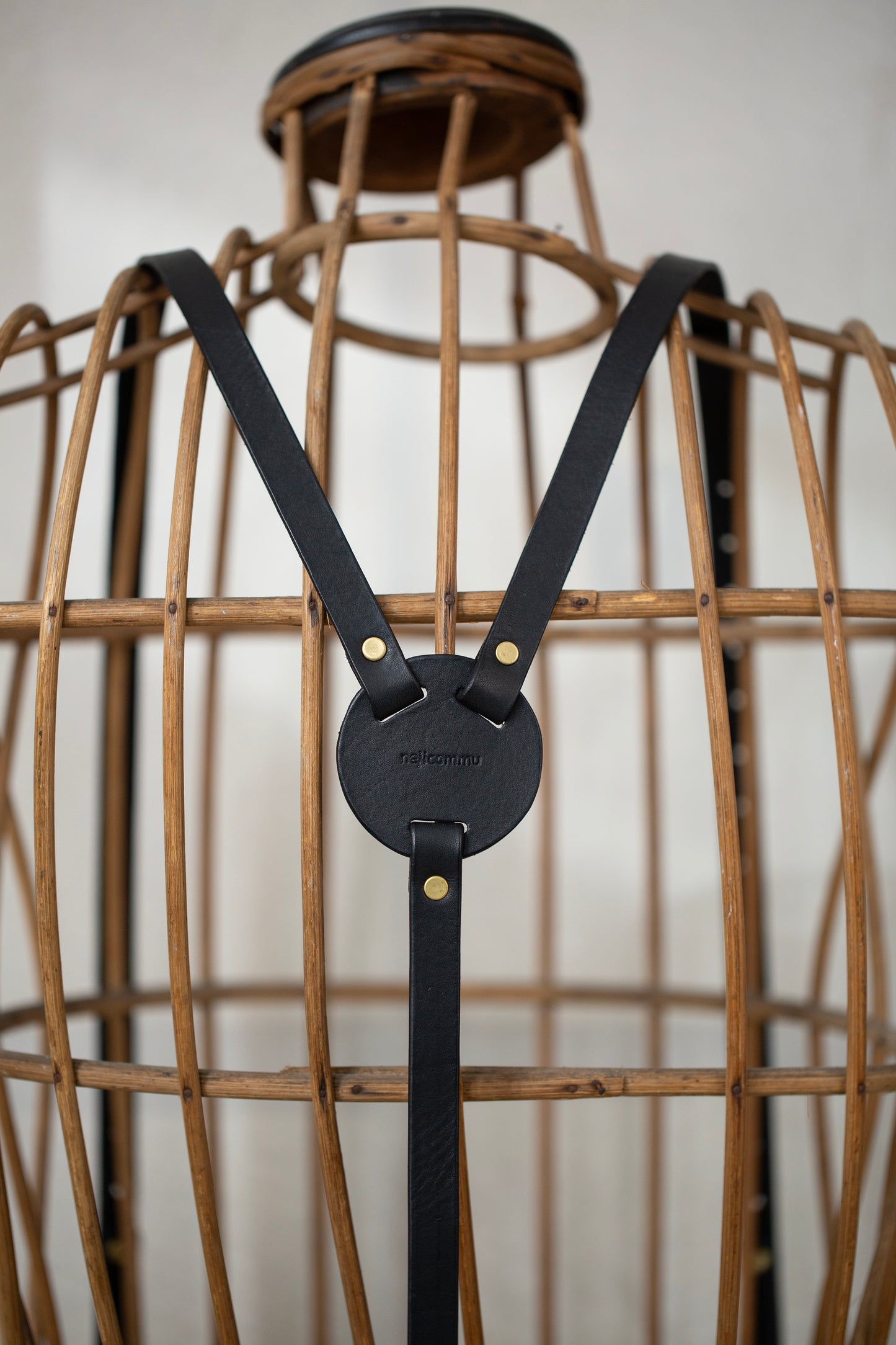 Black Leather suspender