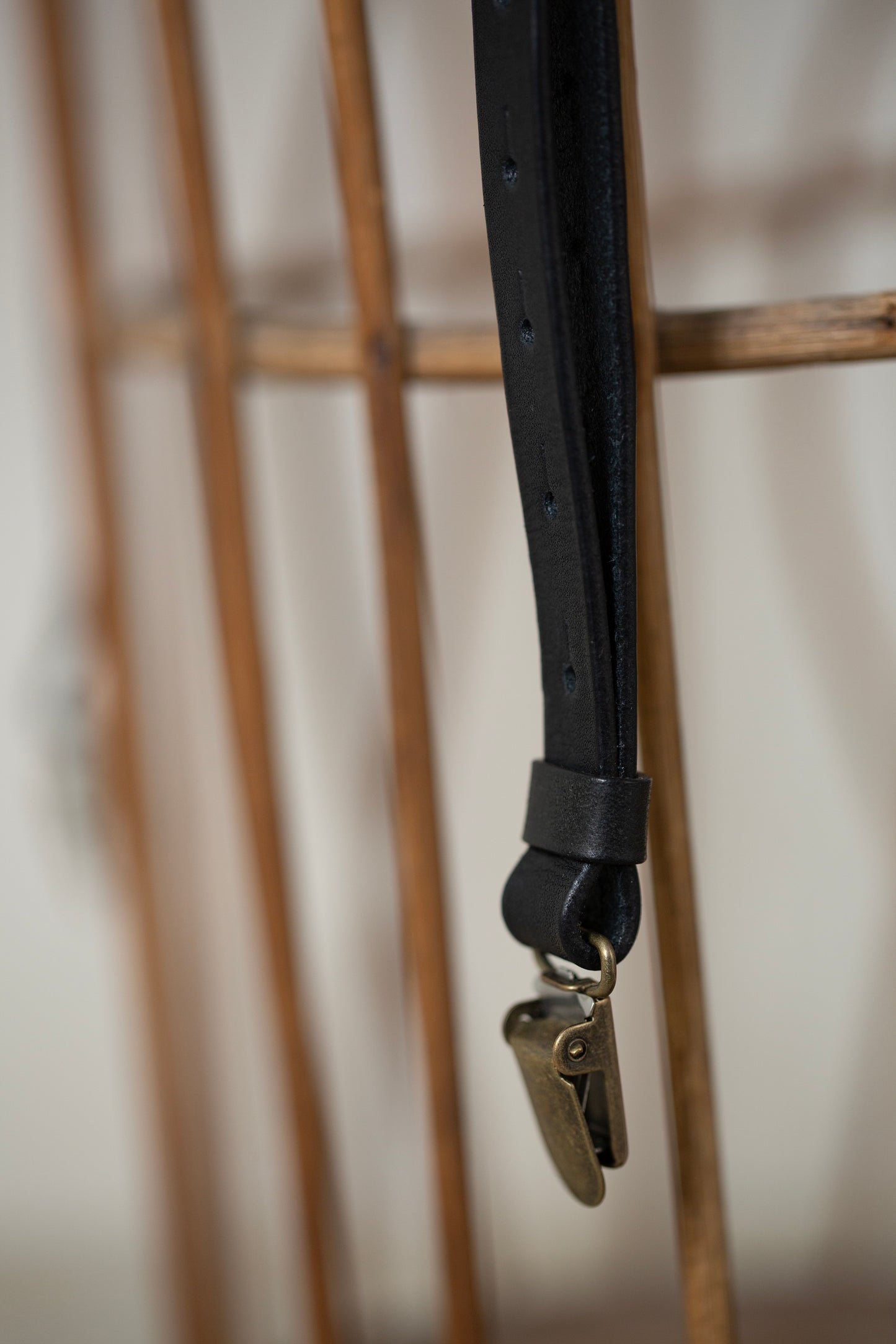 Black Leather suspender