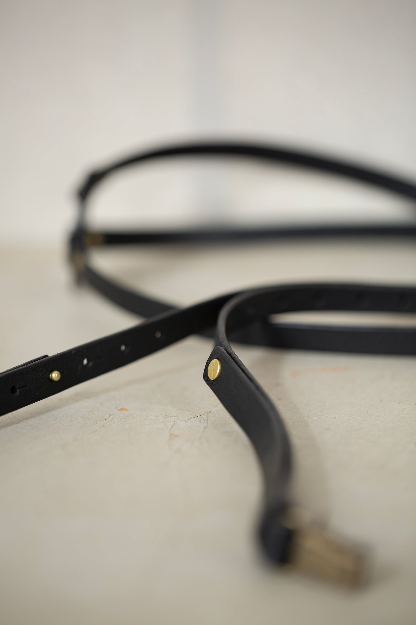 Black Leather suspender