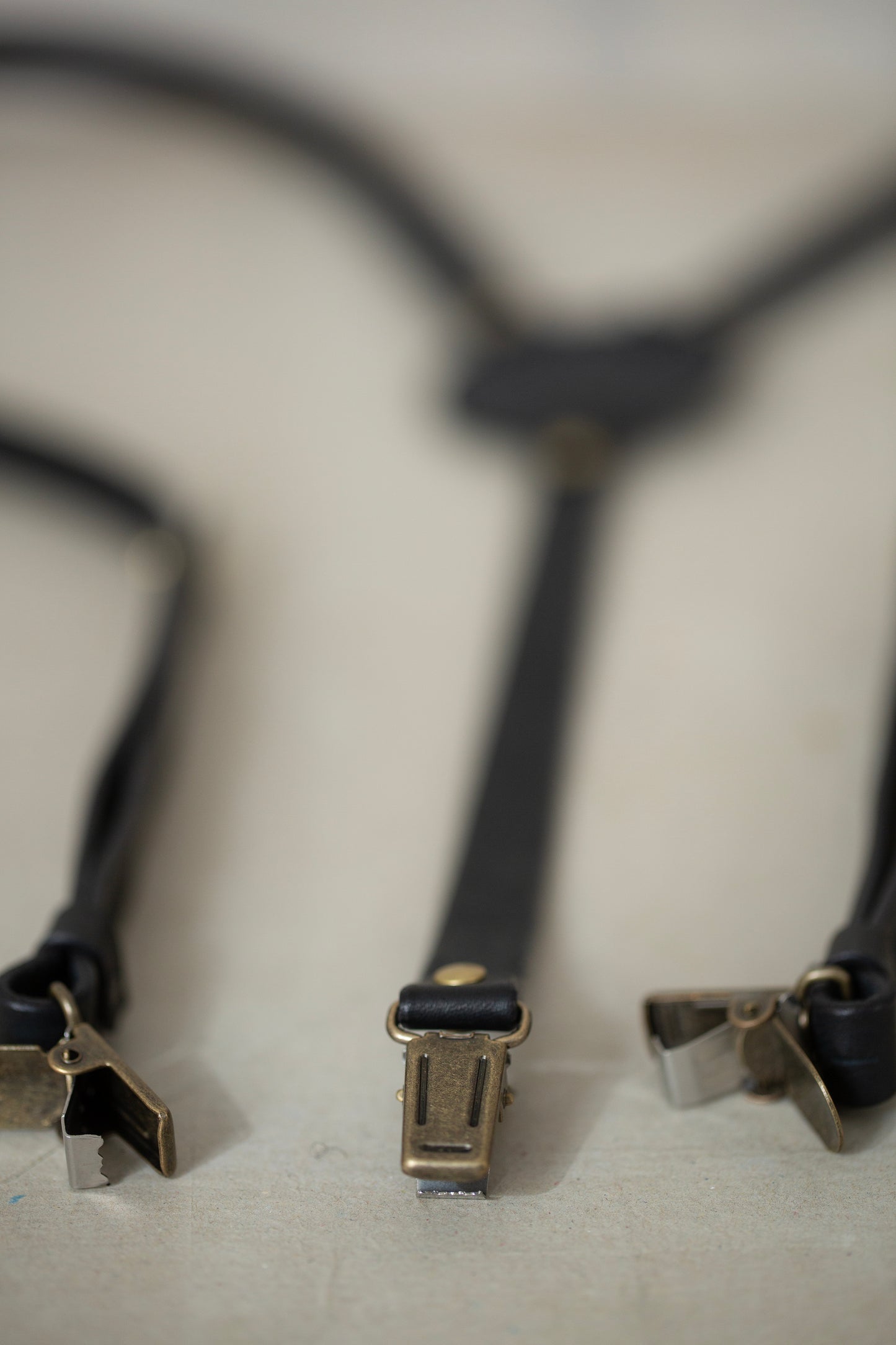 Black Leather suspender