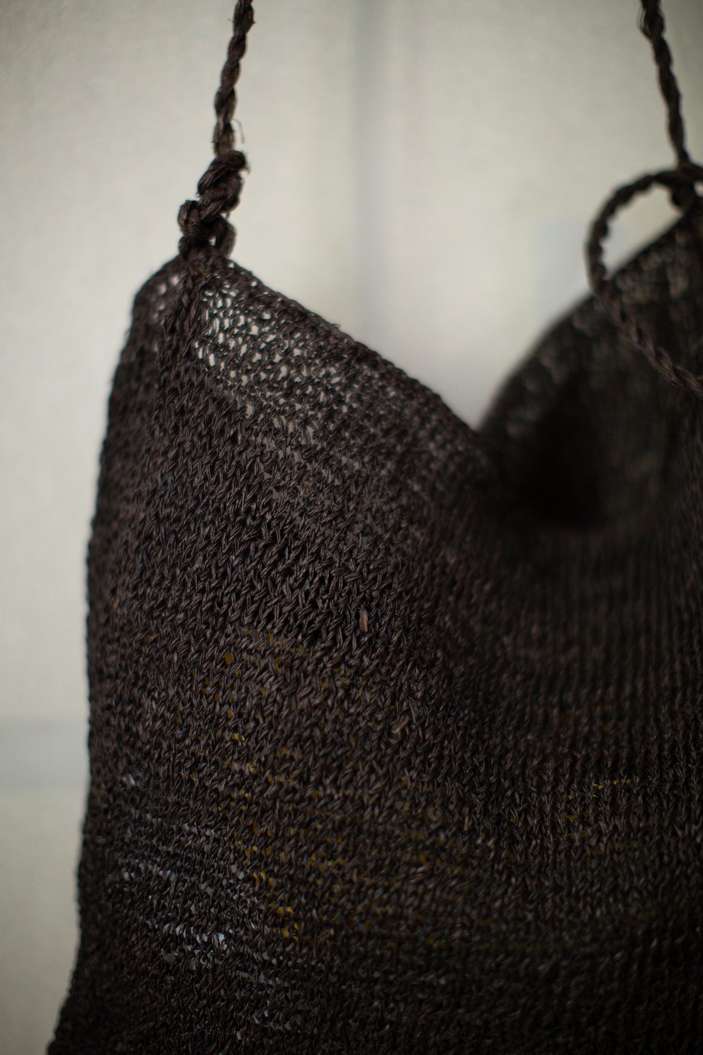 big hemp bag kaki shibu black