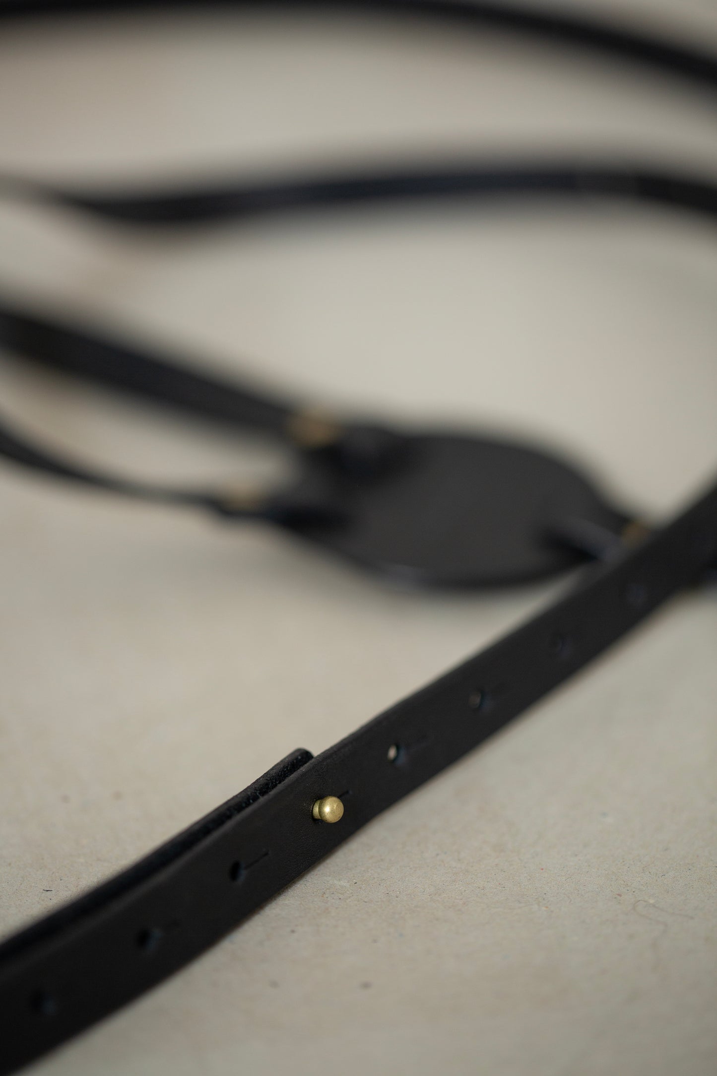 Black Leather suspender
