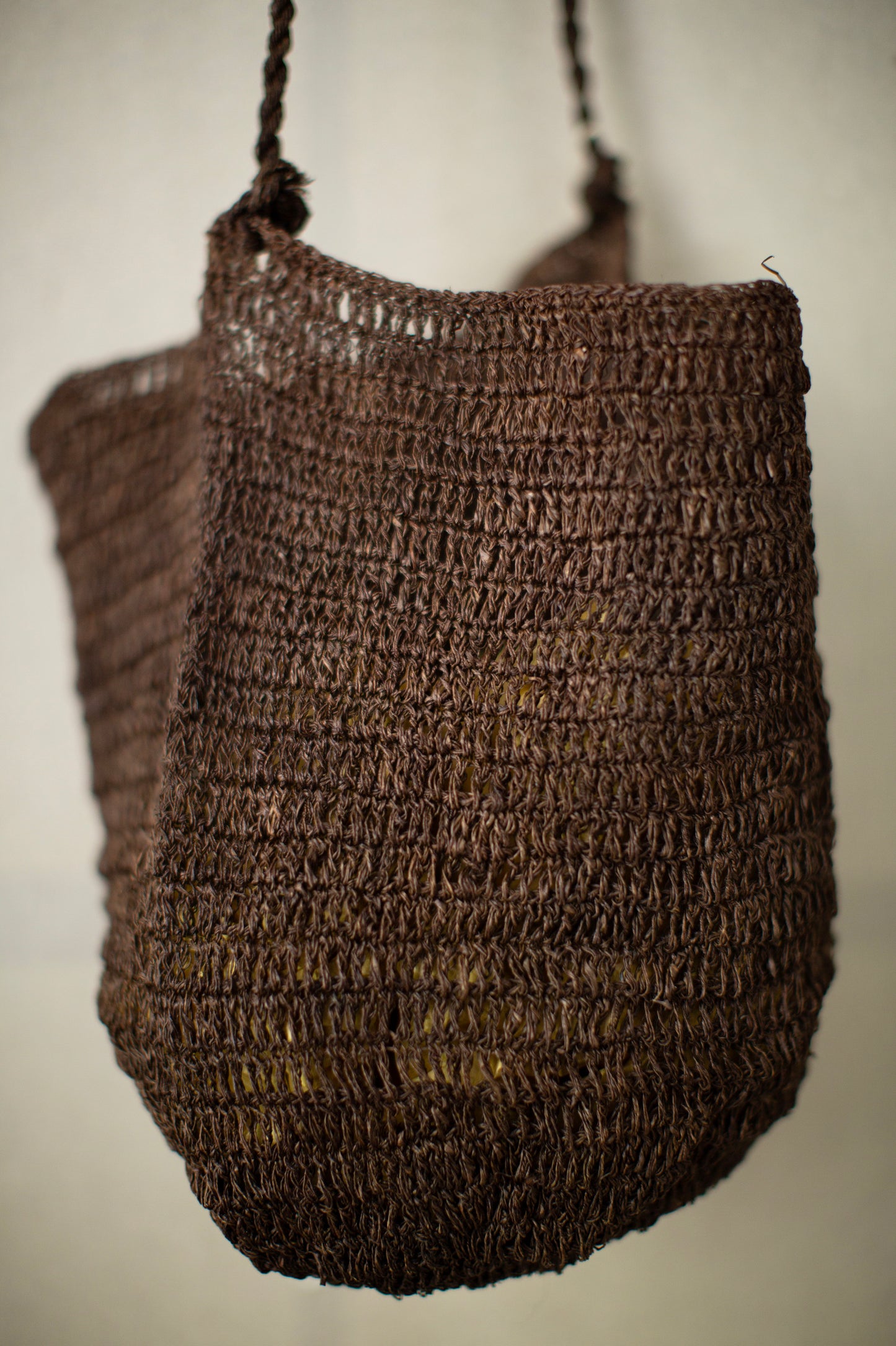 cocoon hemp bag kaki shibu brown