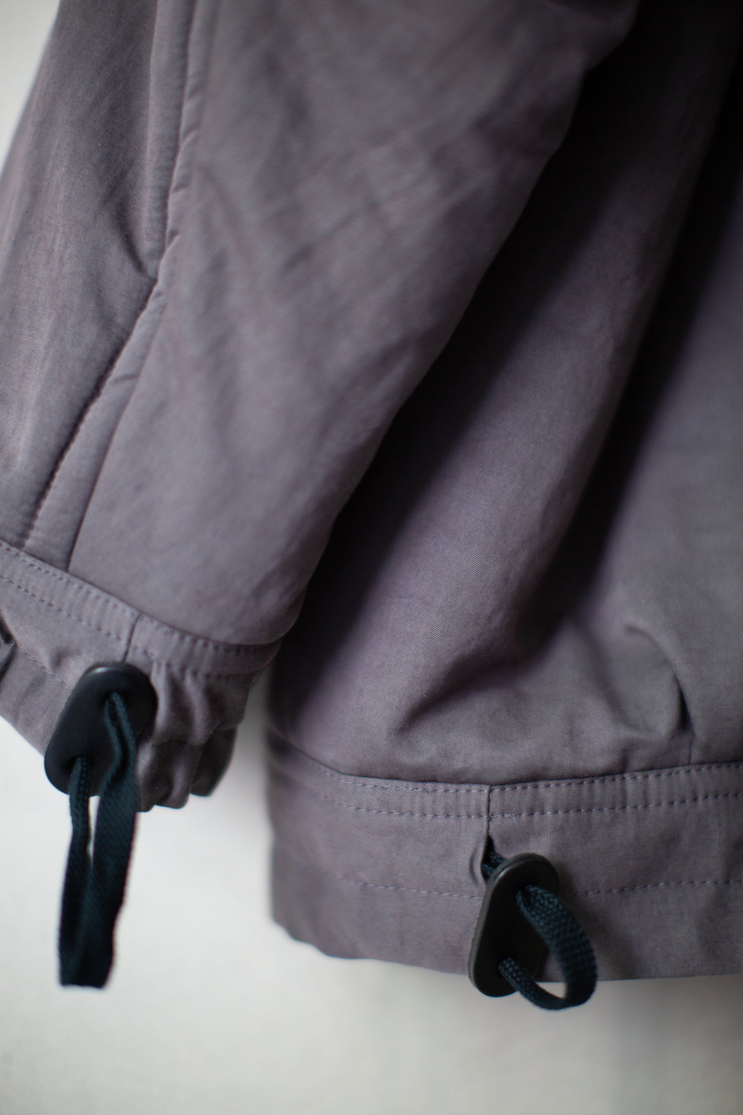 JACKET#67 - PADDED LEAD COTTON WOOL RAMIE FINE TWILL