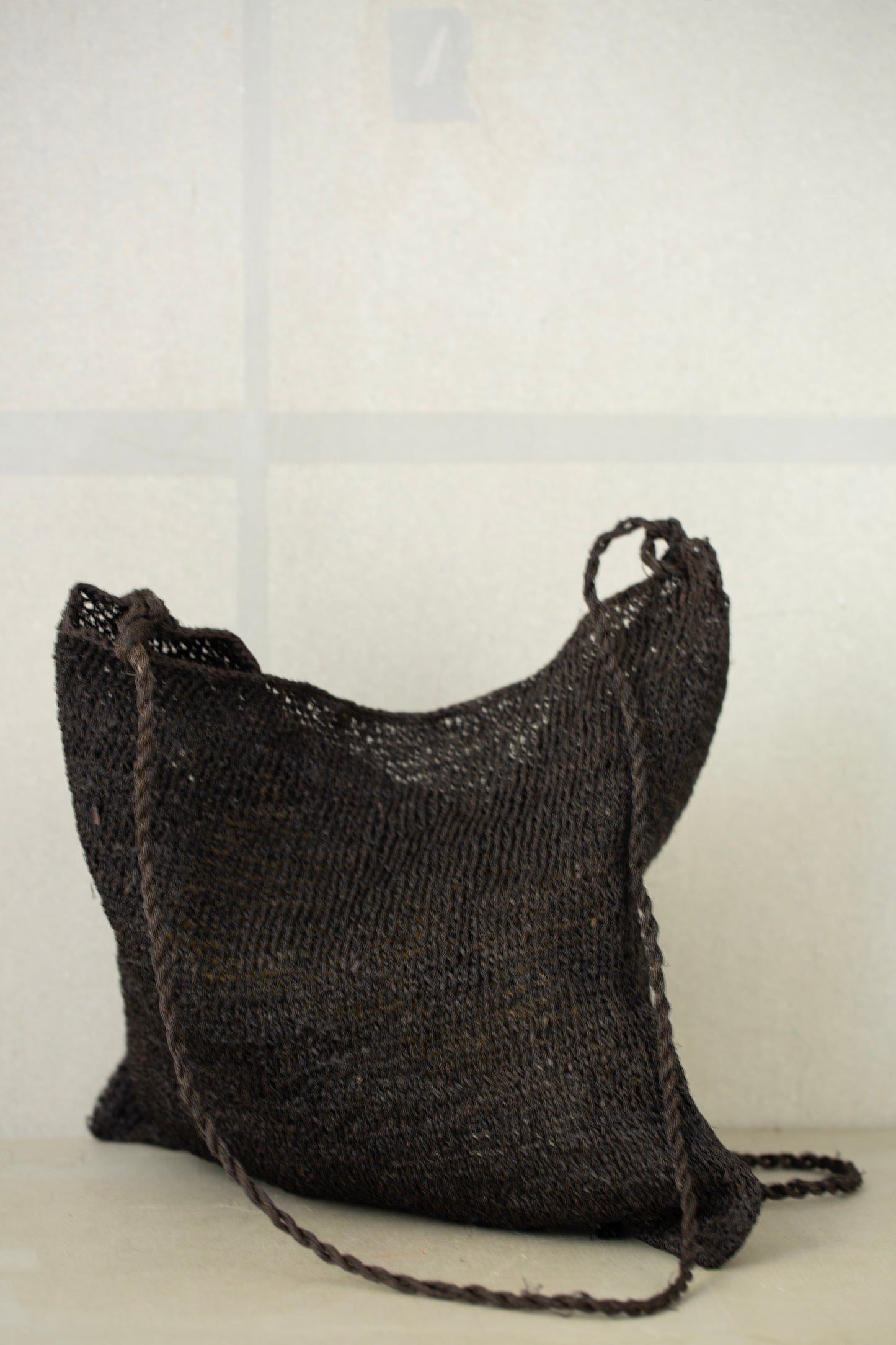 big hemp bag kaki shibu black