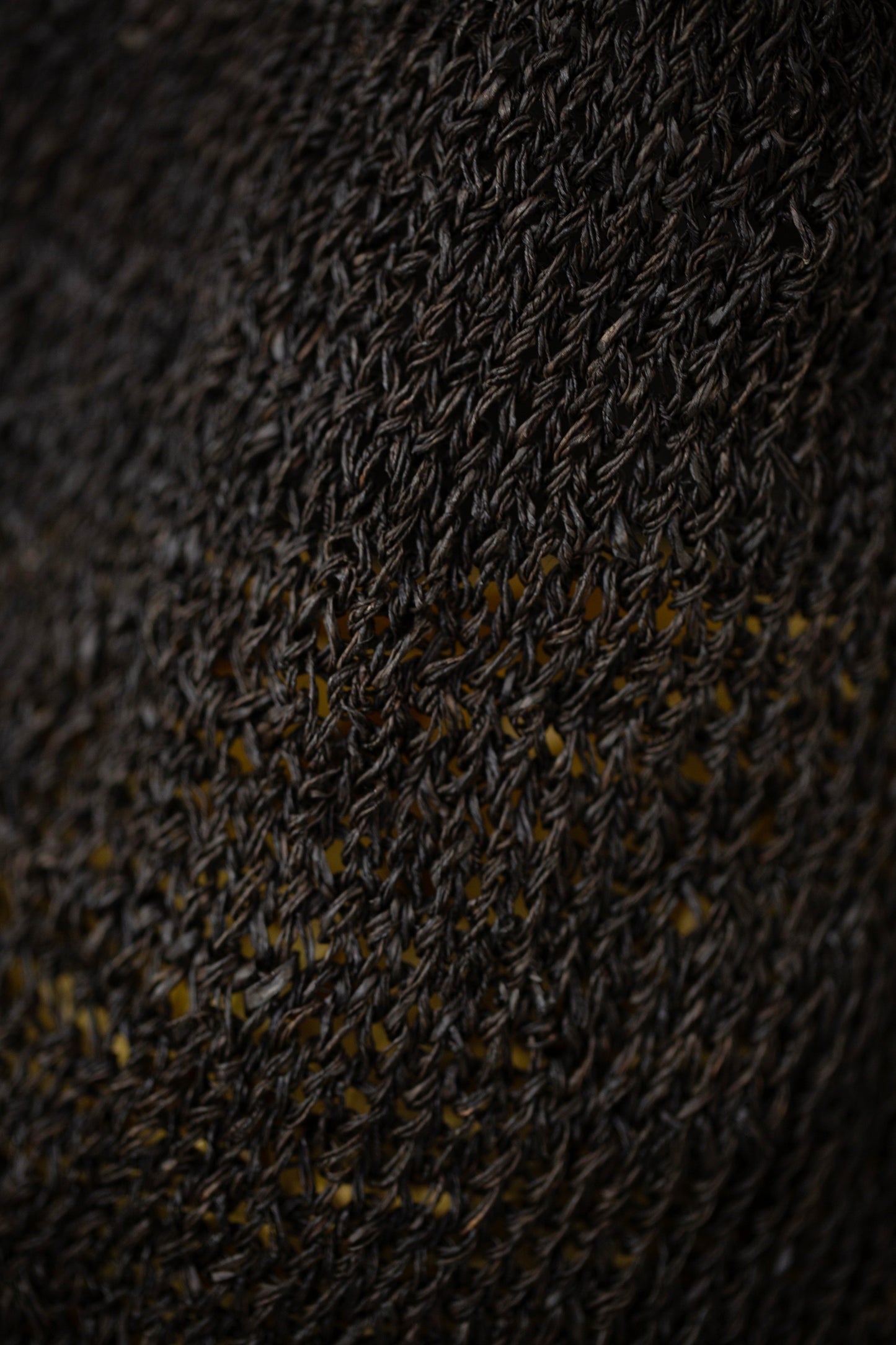 big hemp bag kaki shibu black