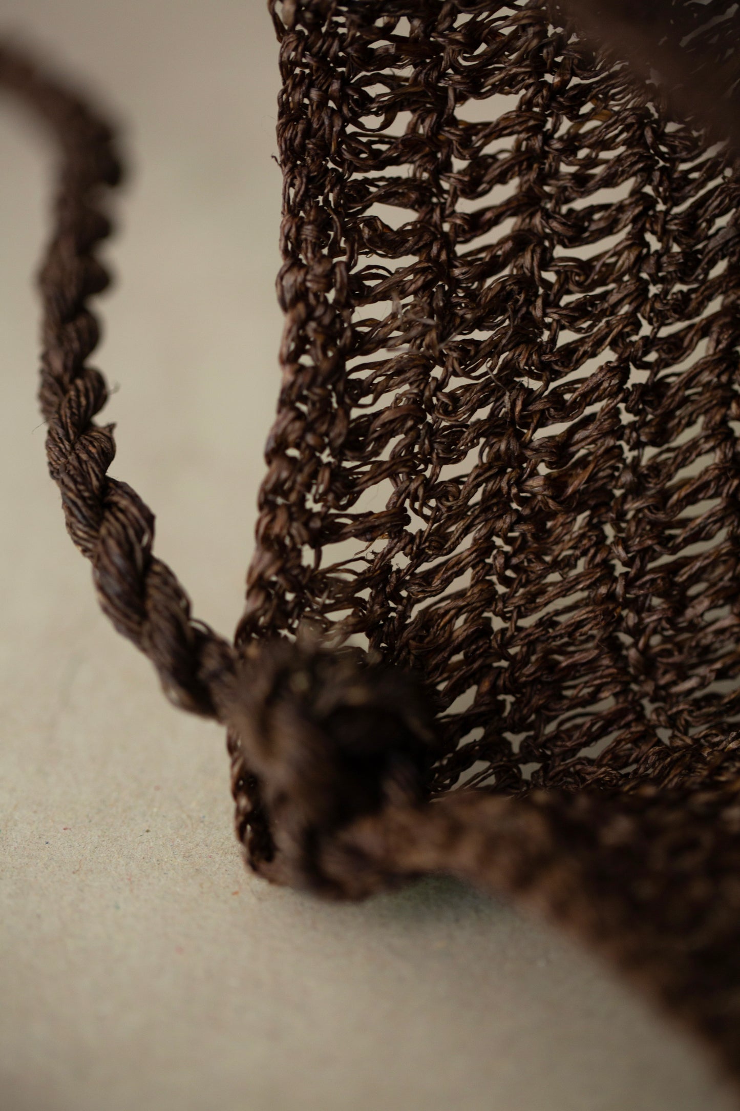 cocoon hemp bag kaki shibu brown