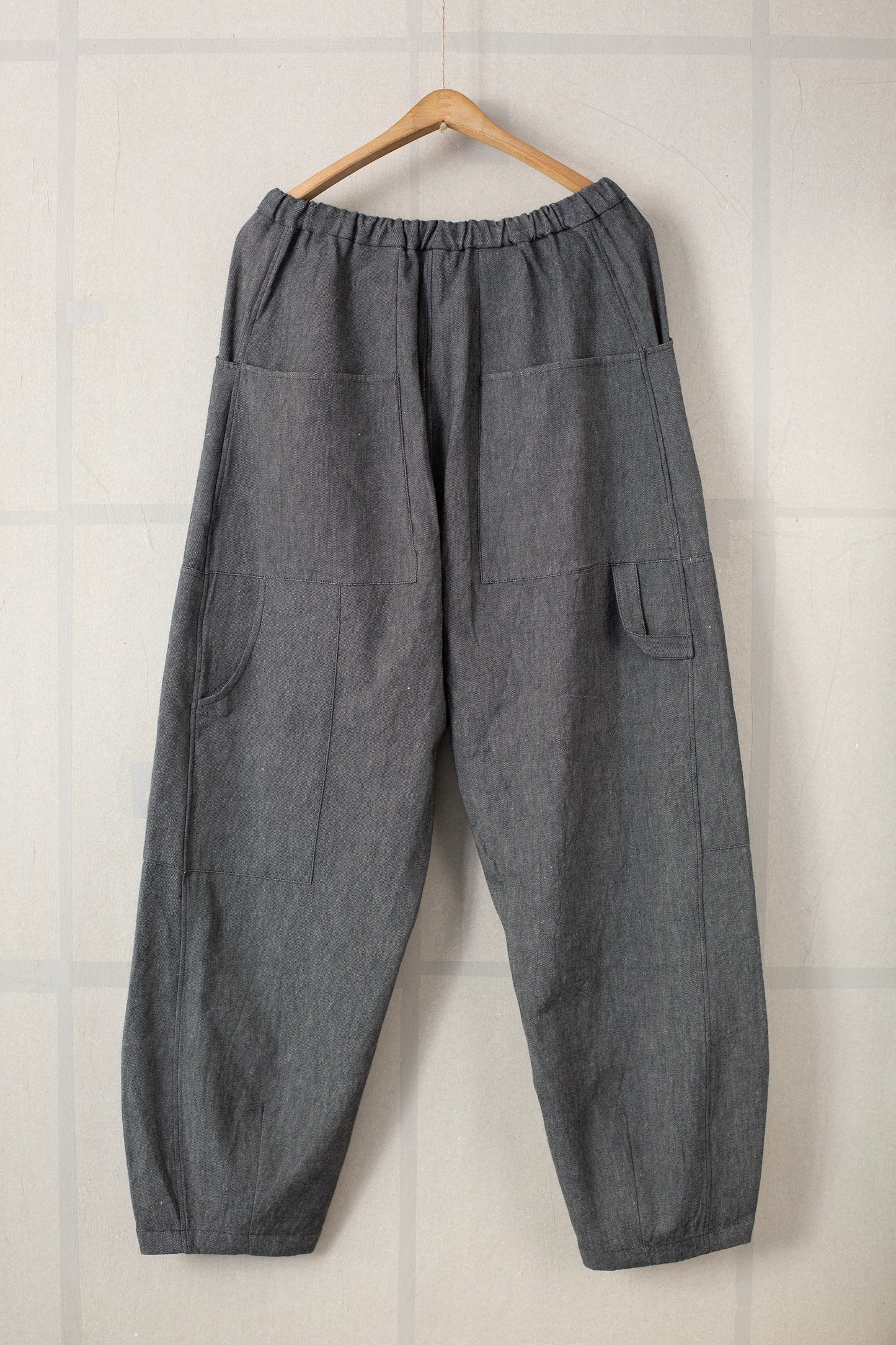 Indigo painter pants