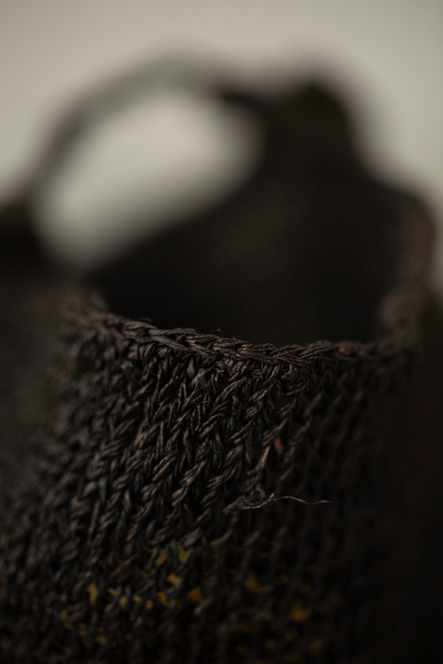 cocoon hemp bag kaki shibu black