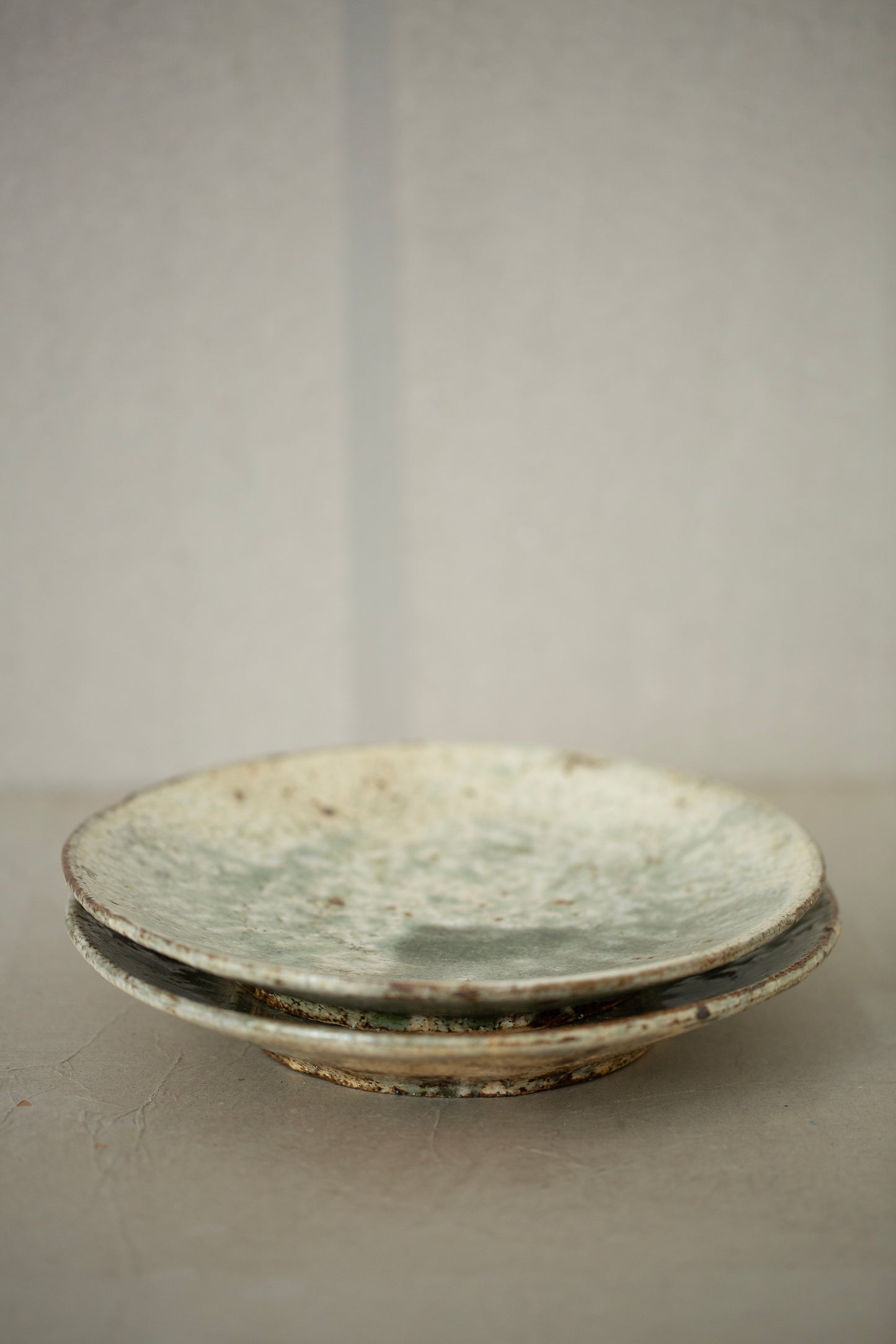 Large ceramic plates by Takayuki Ueda