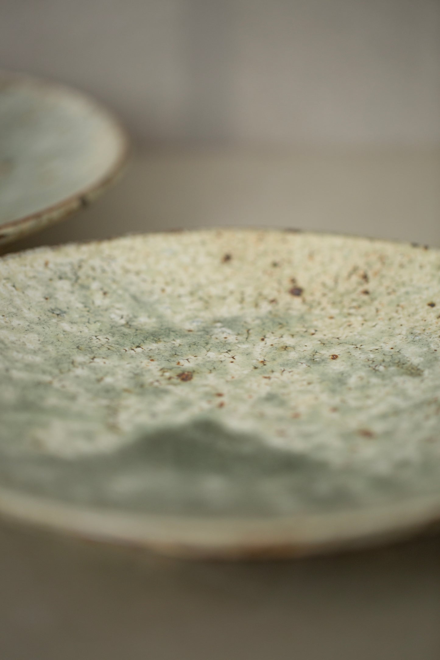 Large ceramic plates by Takayuki Ueda