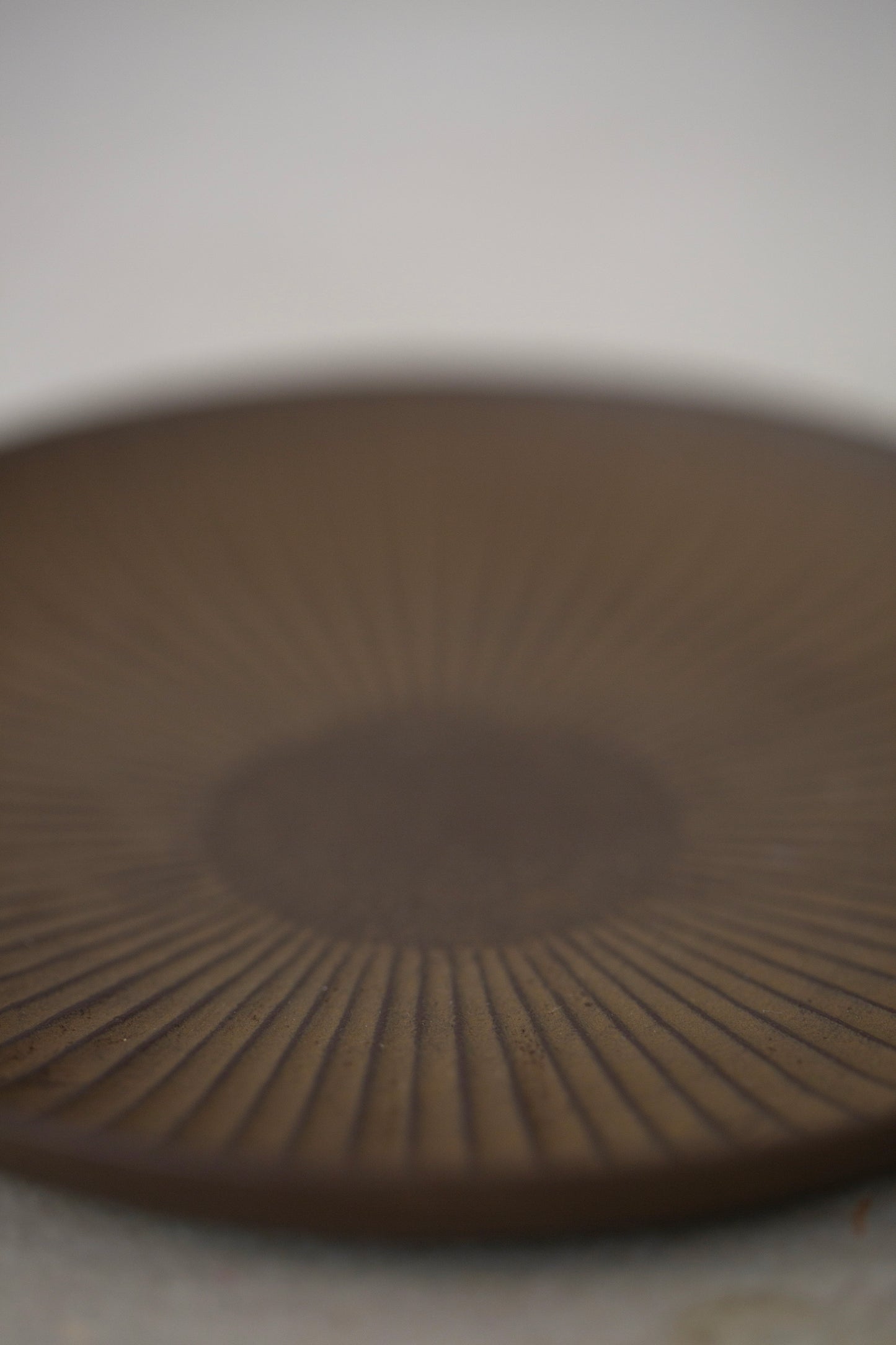 Round Plate 'Chrysanthemum' In Sand Casted Iron
