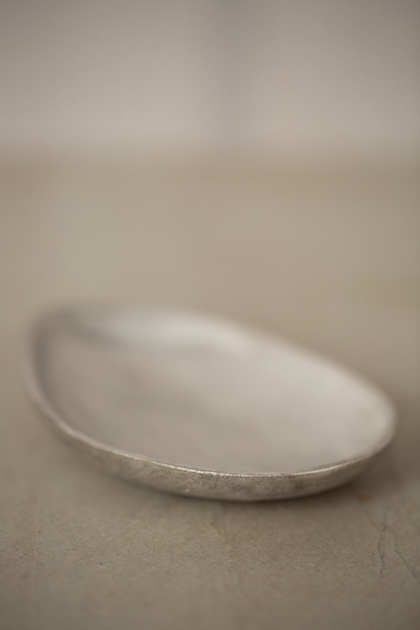 Small silver glaze tray