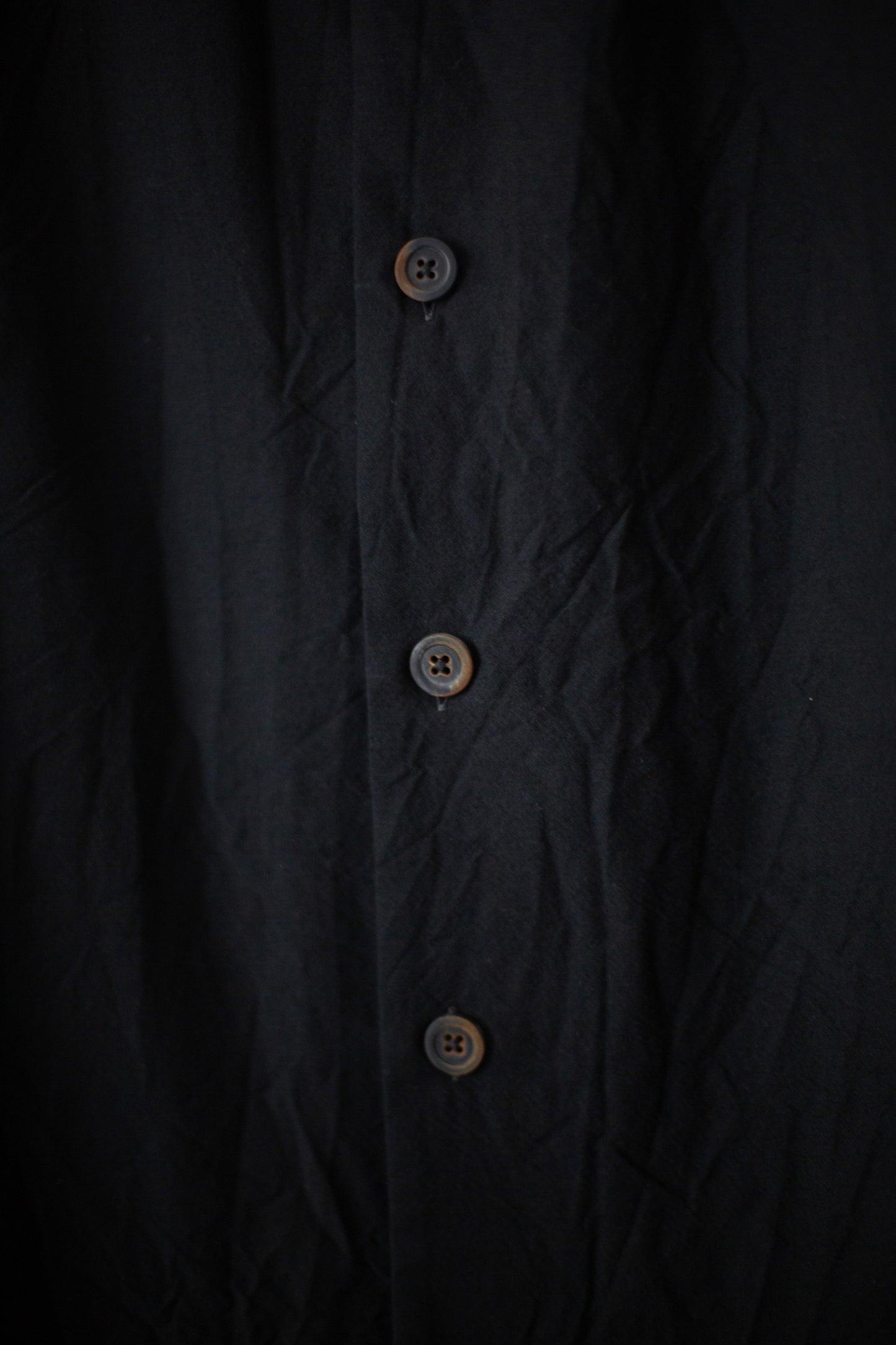 Black distressed outer shirt