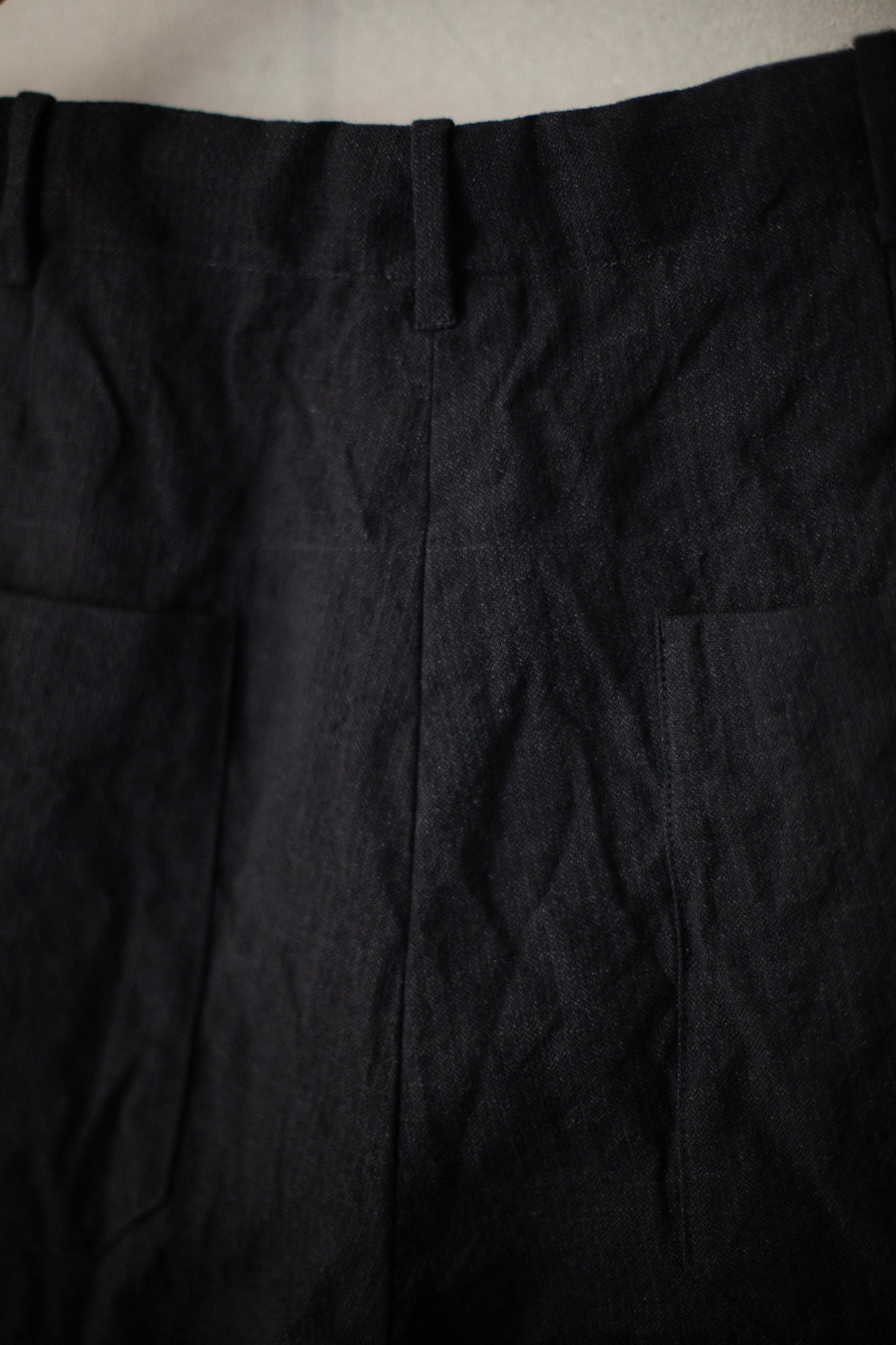 Black baggy casual pants