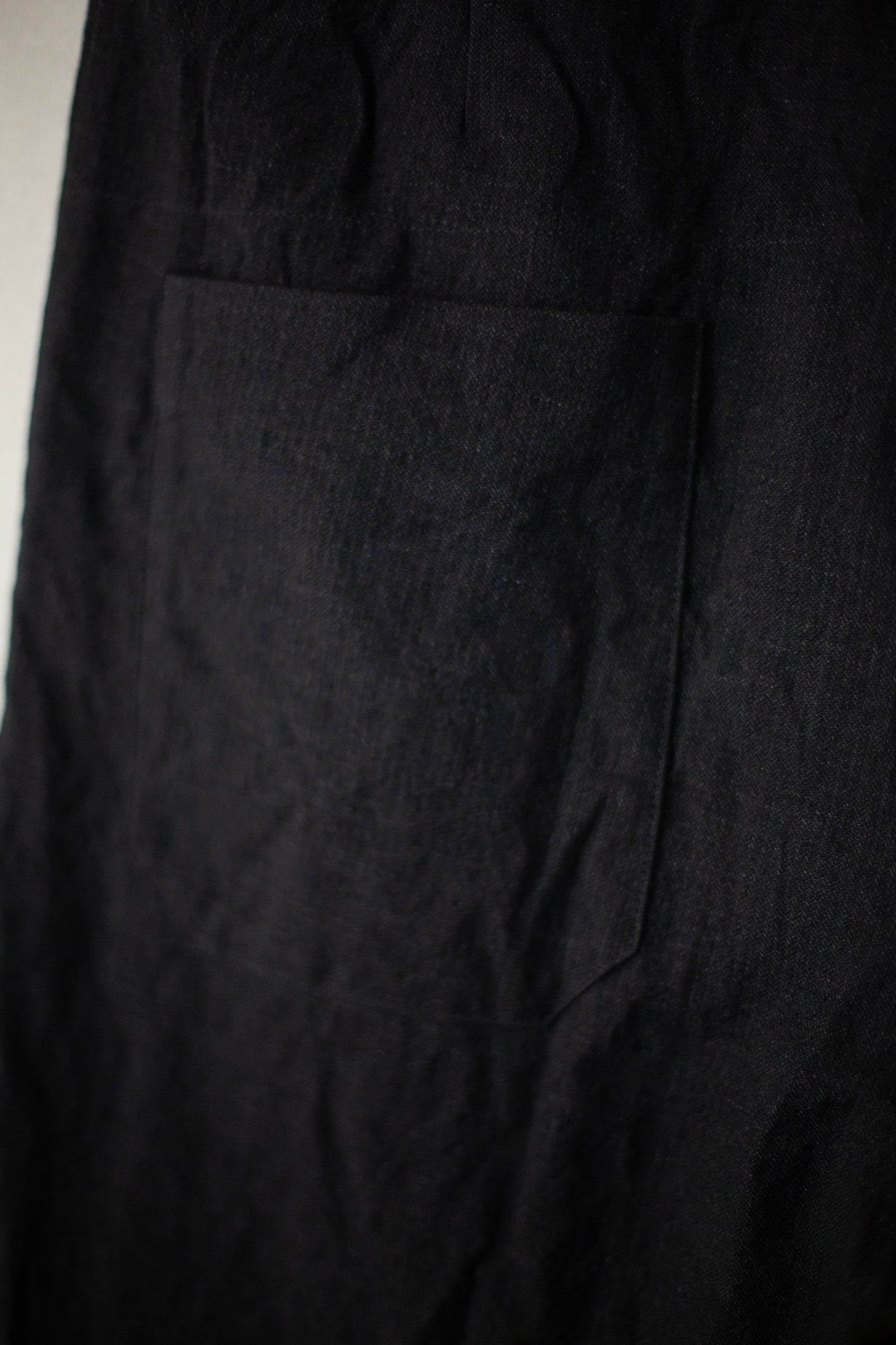 Black baggy casual pants