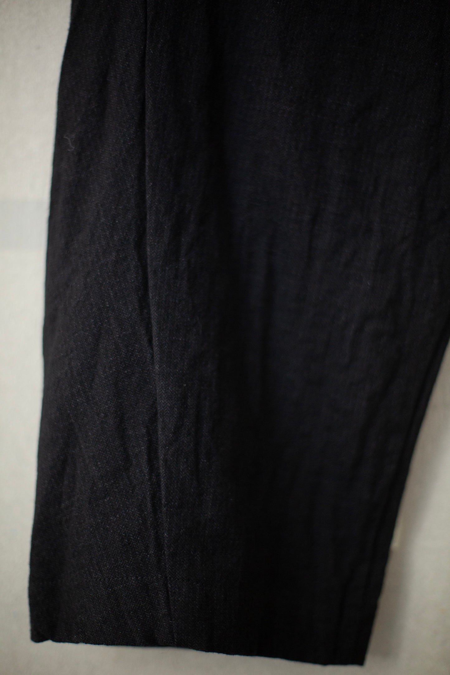 Black baggy casual pants