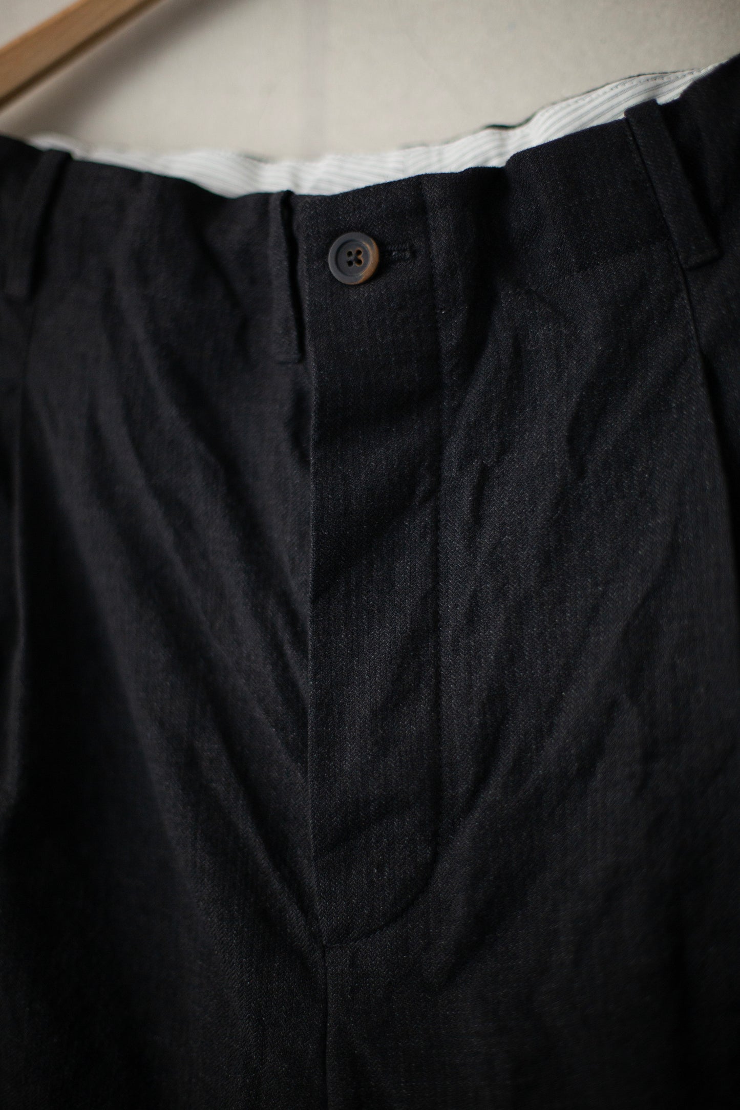 Black baggy casual pants