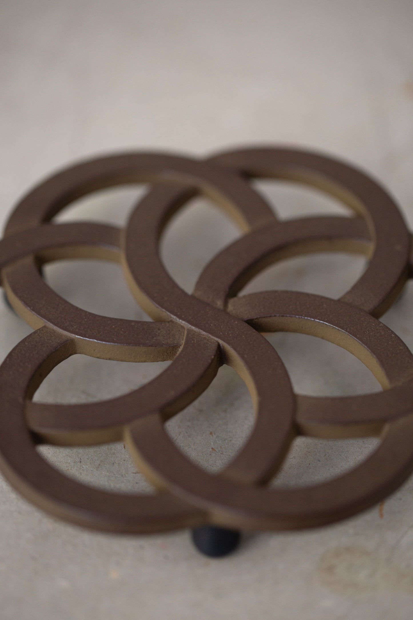 Sand Casted Iron Trivet