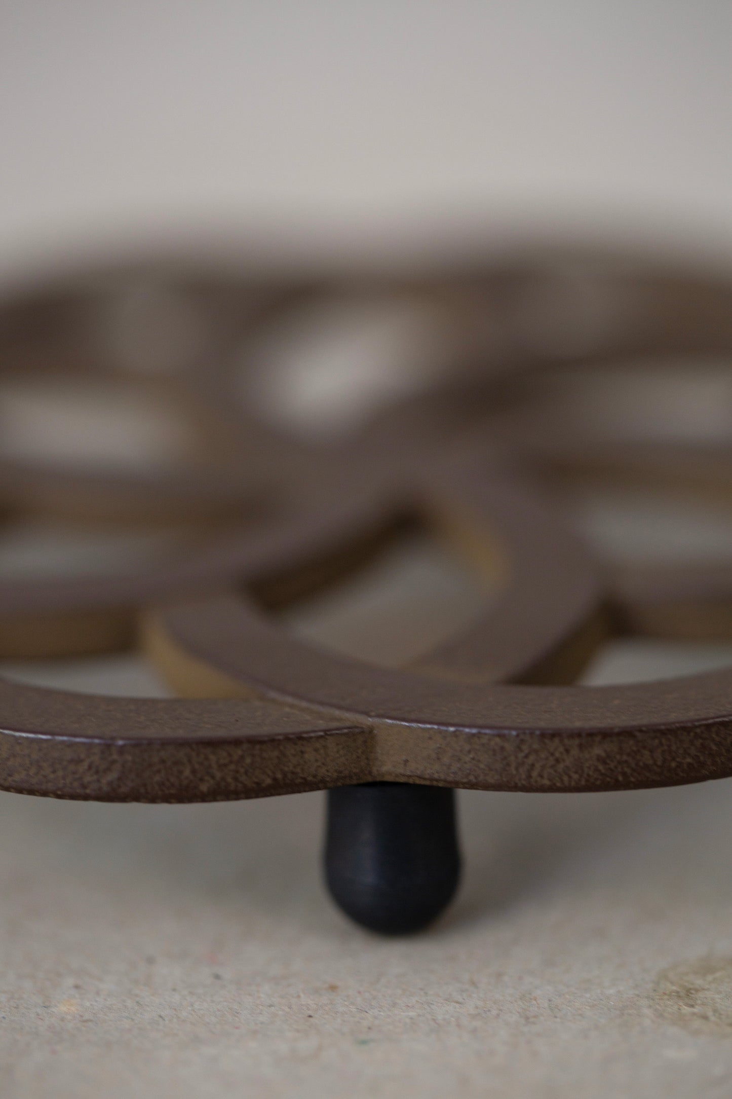 Sand Casted Iron Trivet