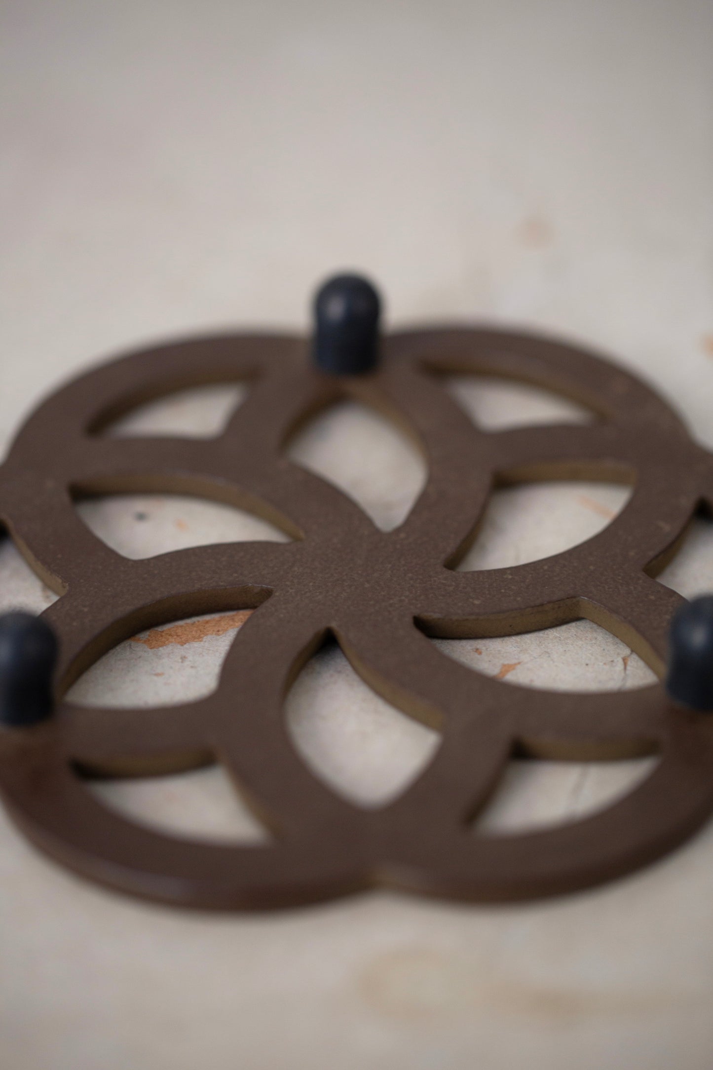 Sand Casted Iron Trivet
