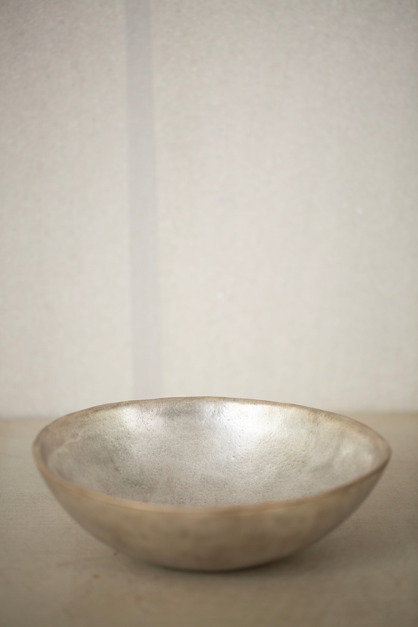 Silver glaze bowl